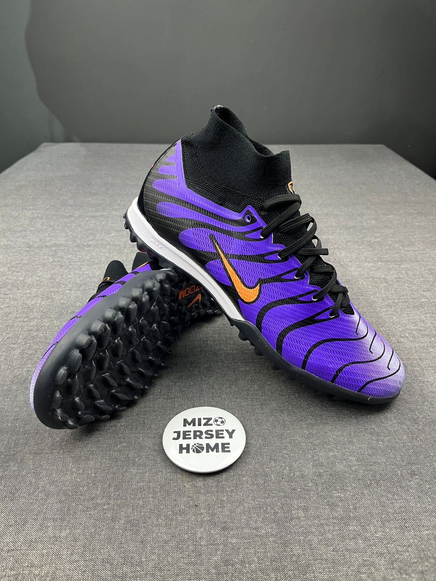Nike Air Mercurial TN Superfly 9 TF 'Voltage Purple' Futsal Shoes