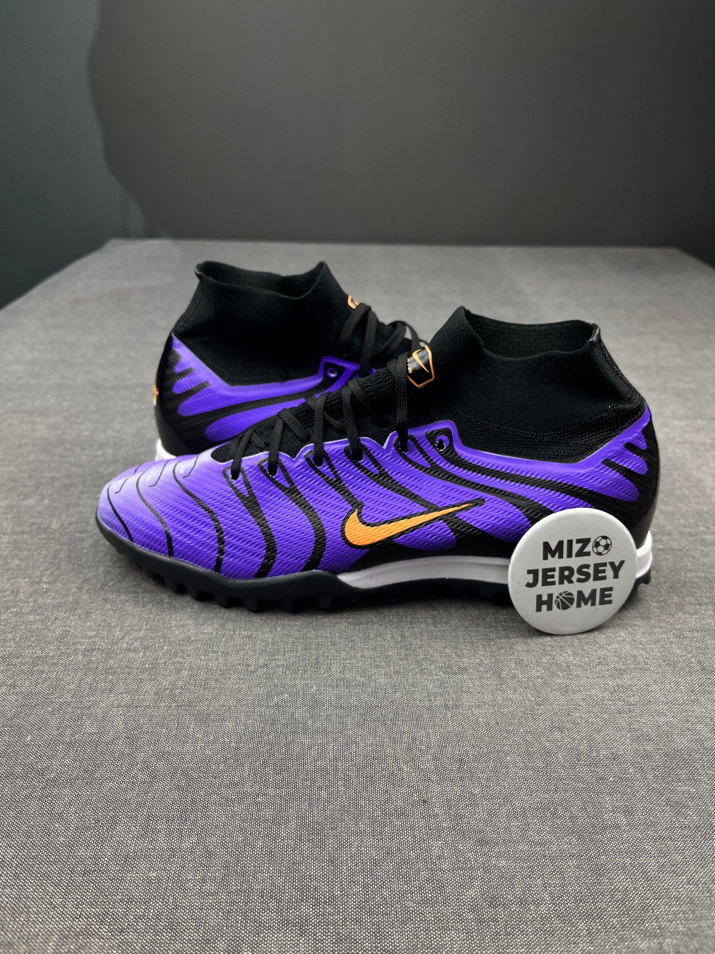 Nike Air Mercurial TN Superfly 9 TF 'Voltage Purple' Futsal Shoes