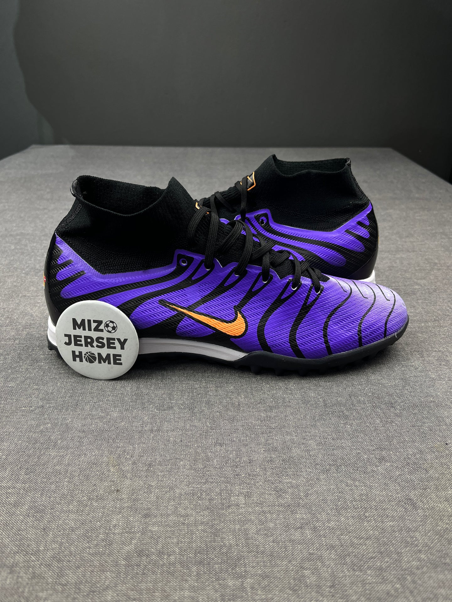Nike Air Mercurial TN Superfly 9 TF 'Voltage Purple' Futsal Shoes