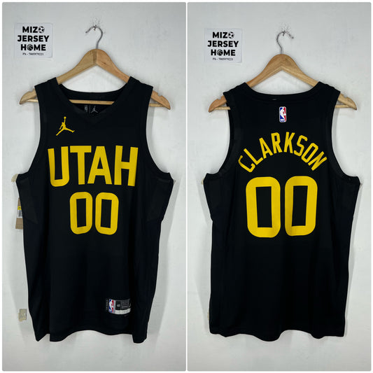 CLARKSON 00 Black Utah Jazz NBA Jersey