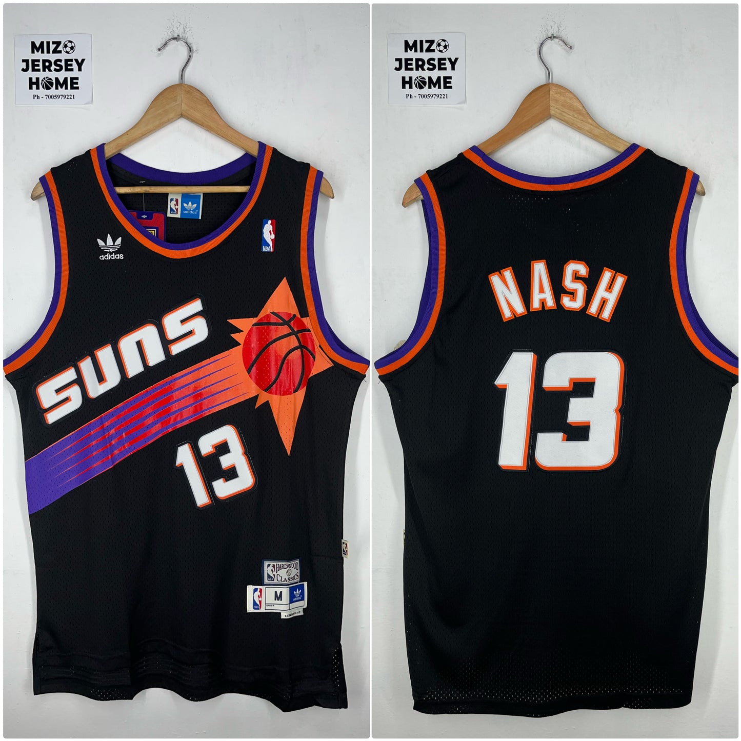 NASH 13 Black Phoenix Suns NBA Jersey