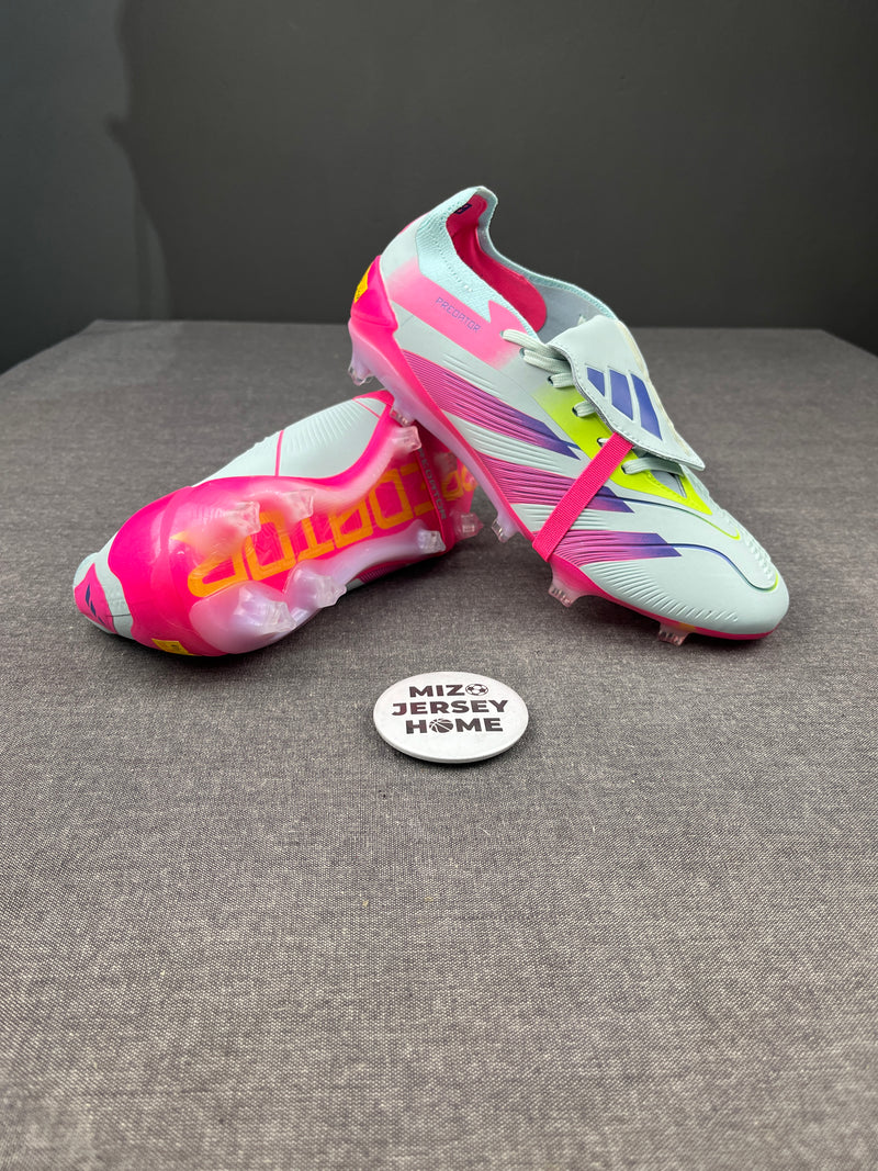 ADIDAS PREDATOR TONGUE Pink/White FG Football Shoes