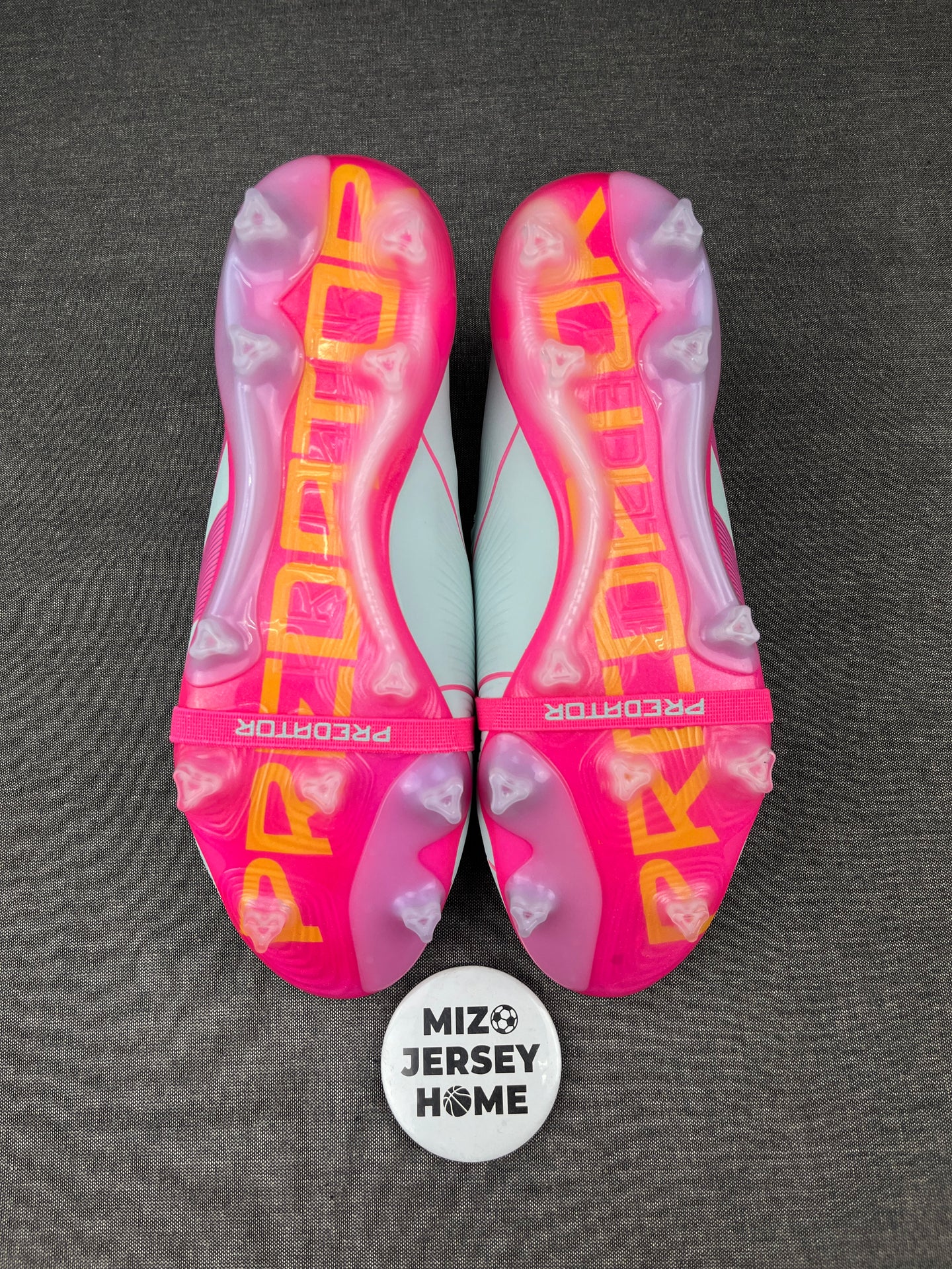 ADIDAS PREDATOR TONGUE Pink/White FG Football Shoes