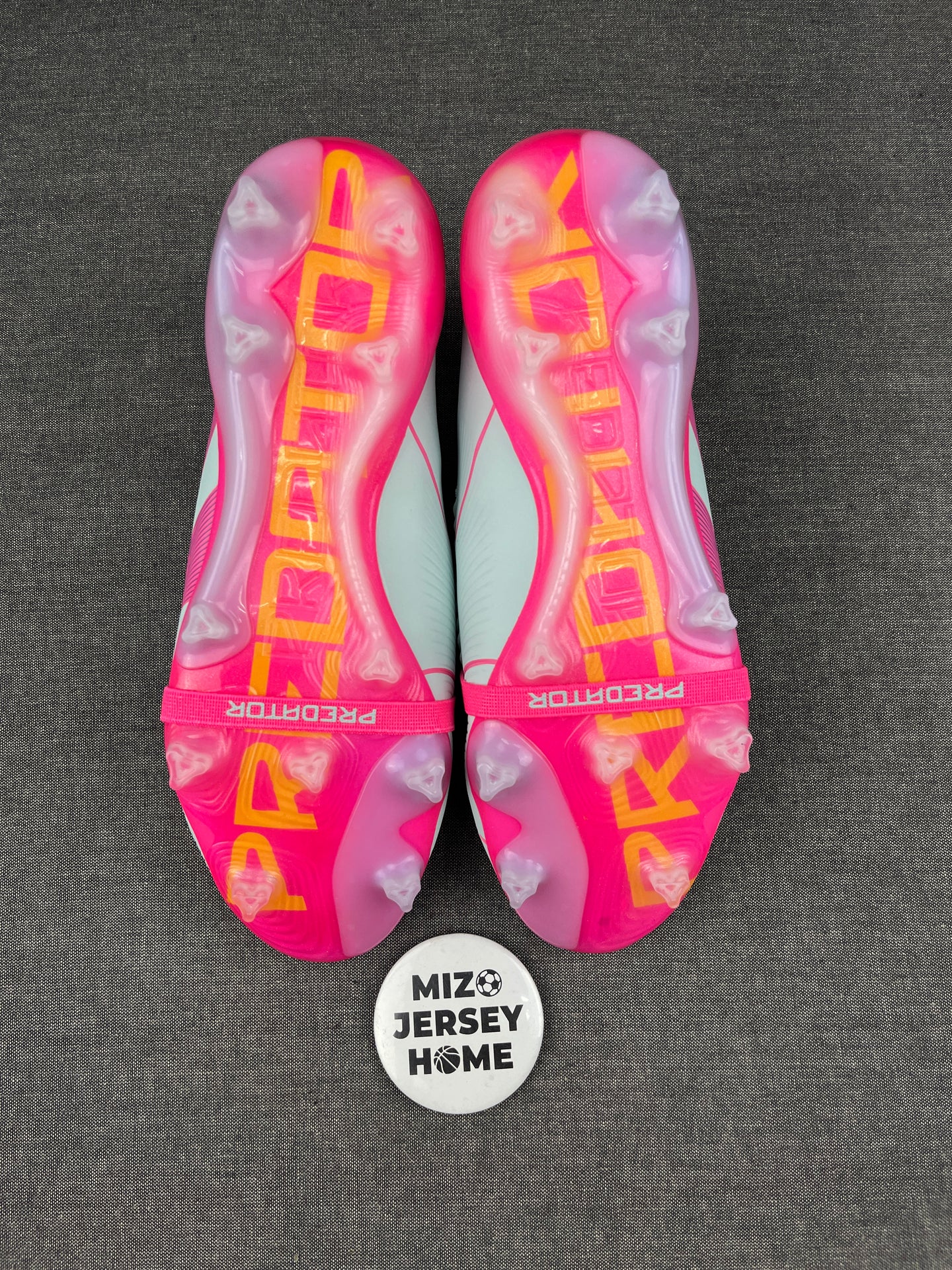 ADIDAS PREDATOR TONGUE Pink/White FG Football Shoes