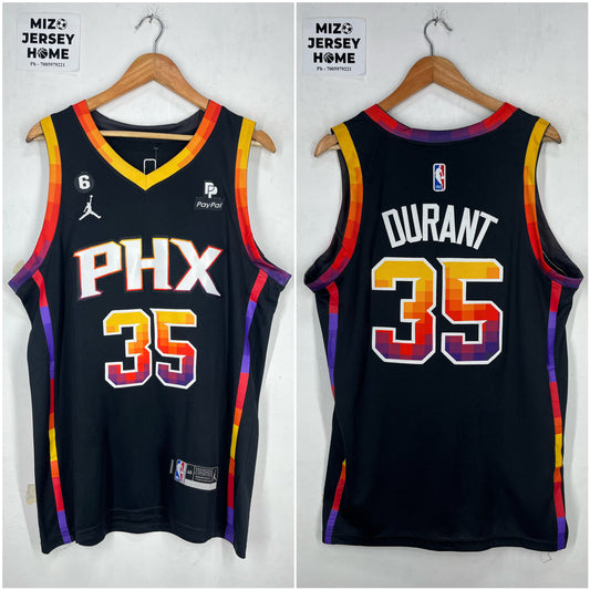 DURANT 35 Black Phoenix Suns NBA Jersey