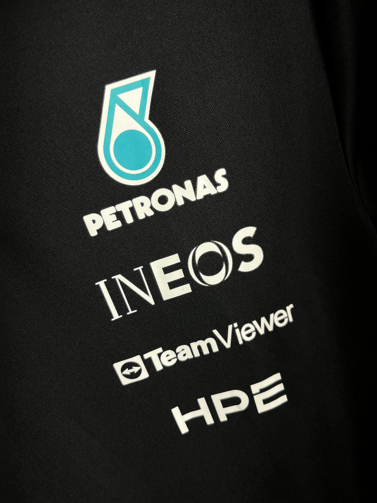 Mercedes-AMG Petronas Formula 1 Team Black Polo Shirt