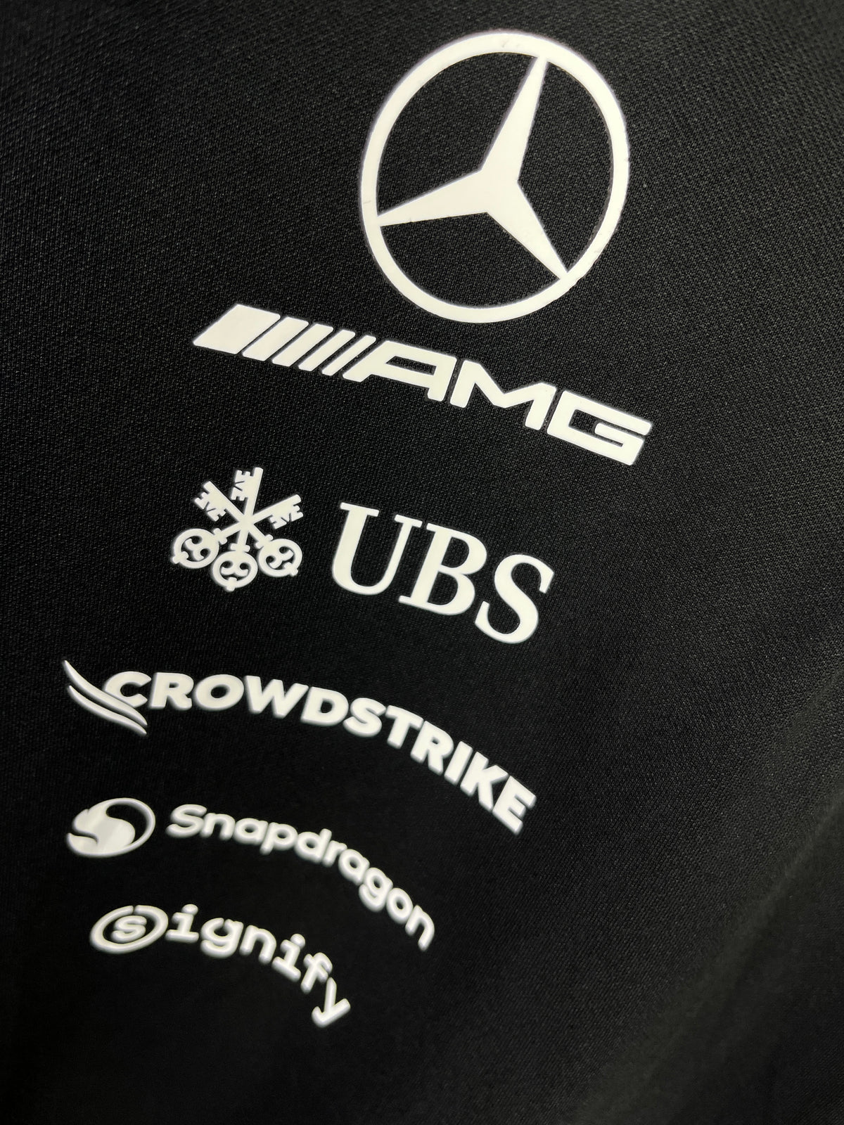 Mercedes-AMG Petronas Formula 1 Team Black Polo Shirt