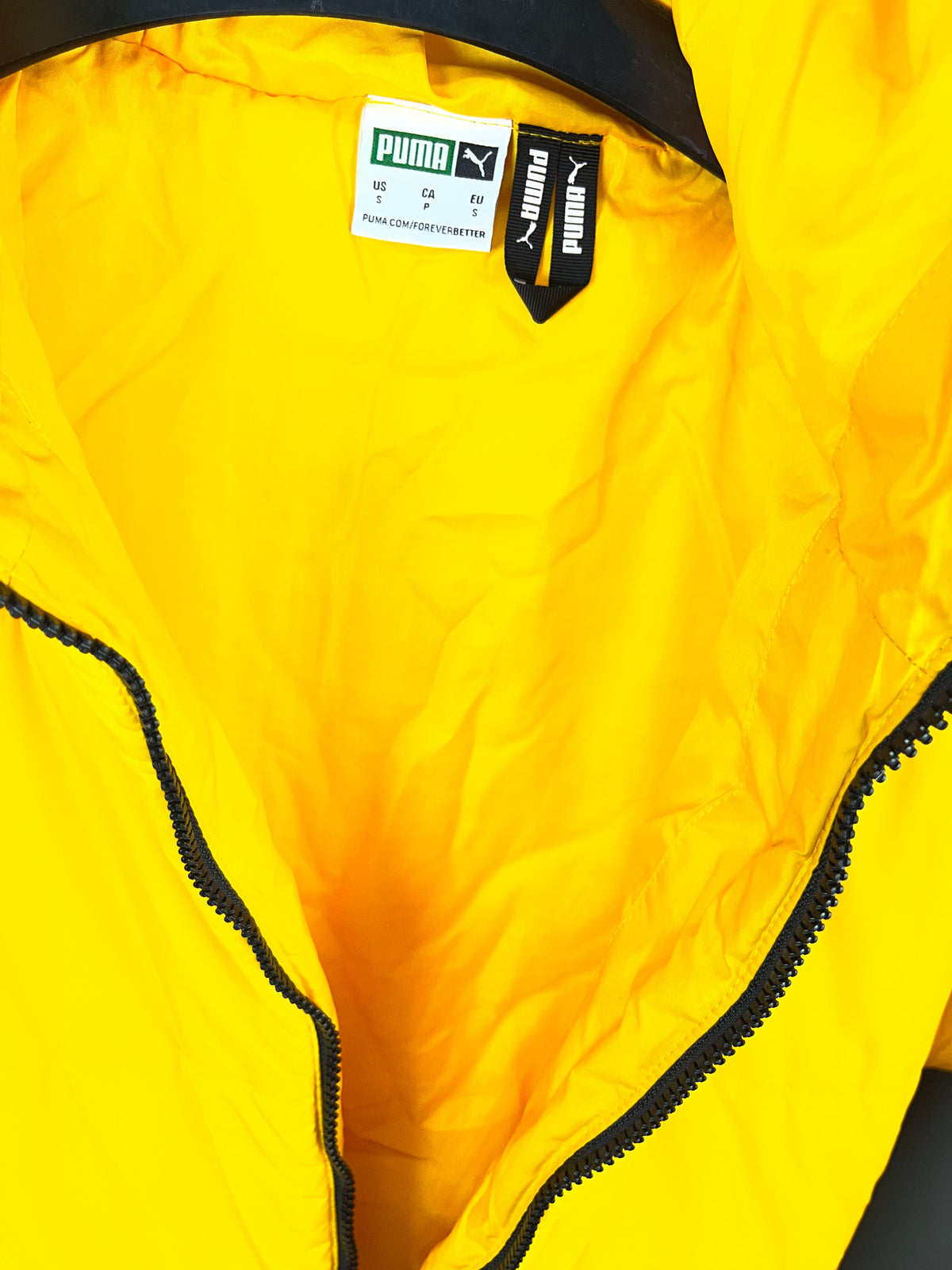 PUMA Classics Padded Yellow Puffer Jacket (Size-S)