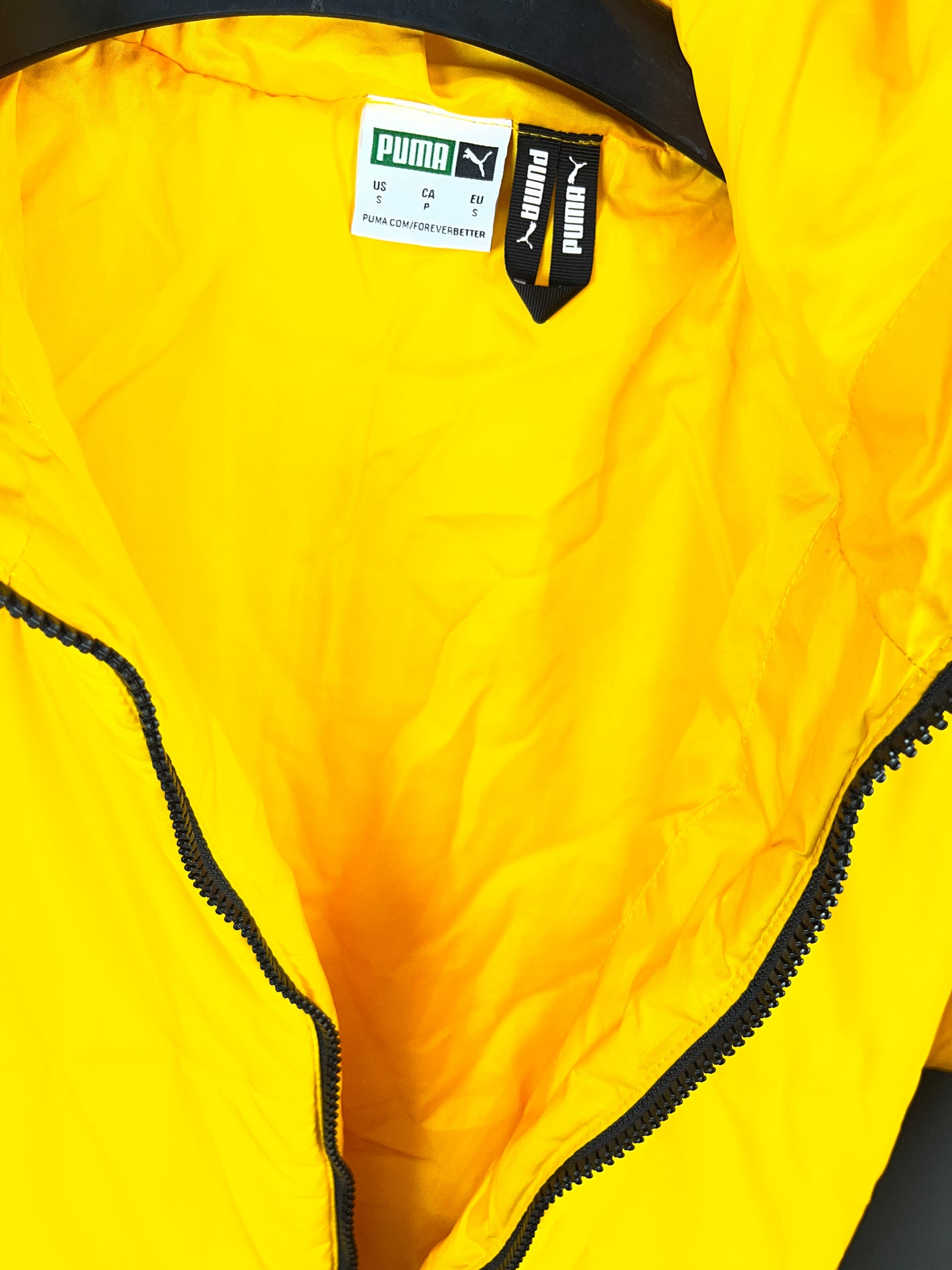 PUMA Classics Padded Yellow Puffer Jacket (Size-S)