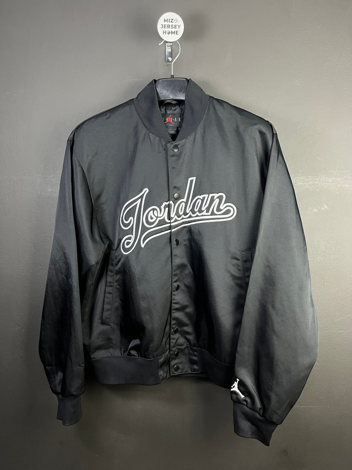 Nike Jordan Black Flight Bomber Jacket (Size-M)