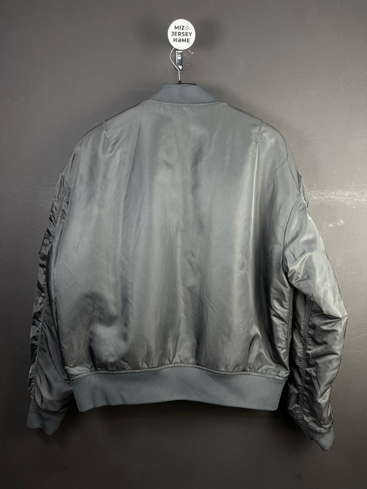Musinsa Standard Oversized MA-1 Bomber Black Jacket (Size-M)