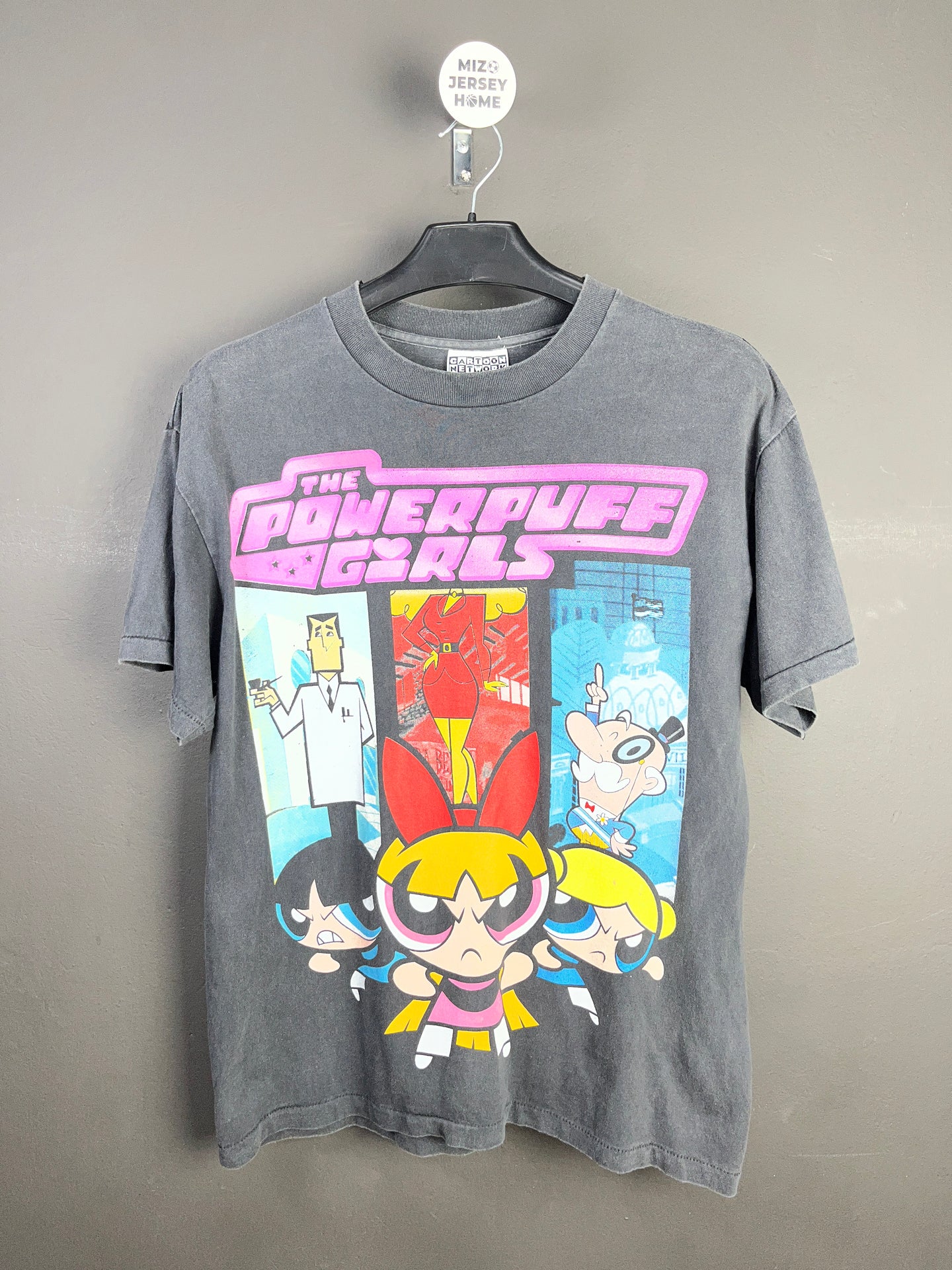The Powerpuff Girls Charcoal Grey T-Shirt (Size-L)