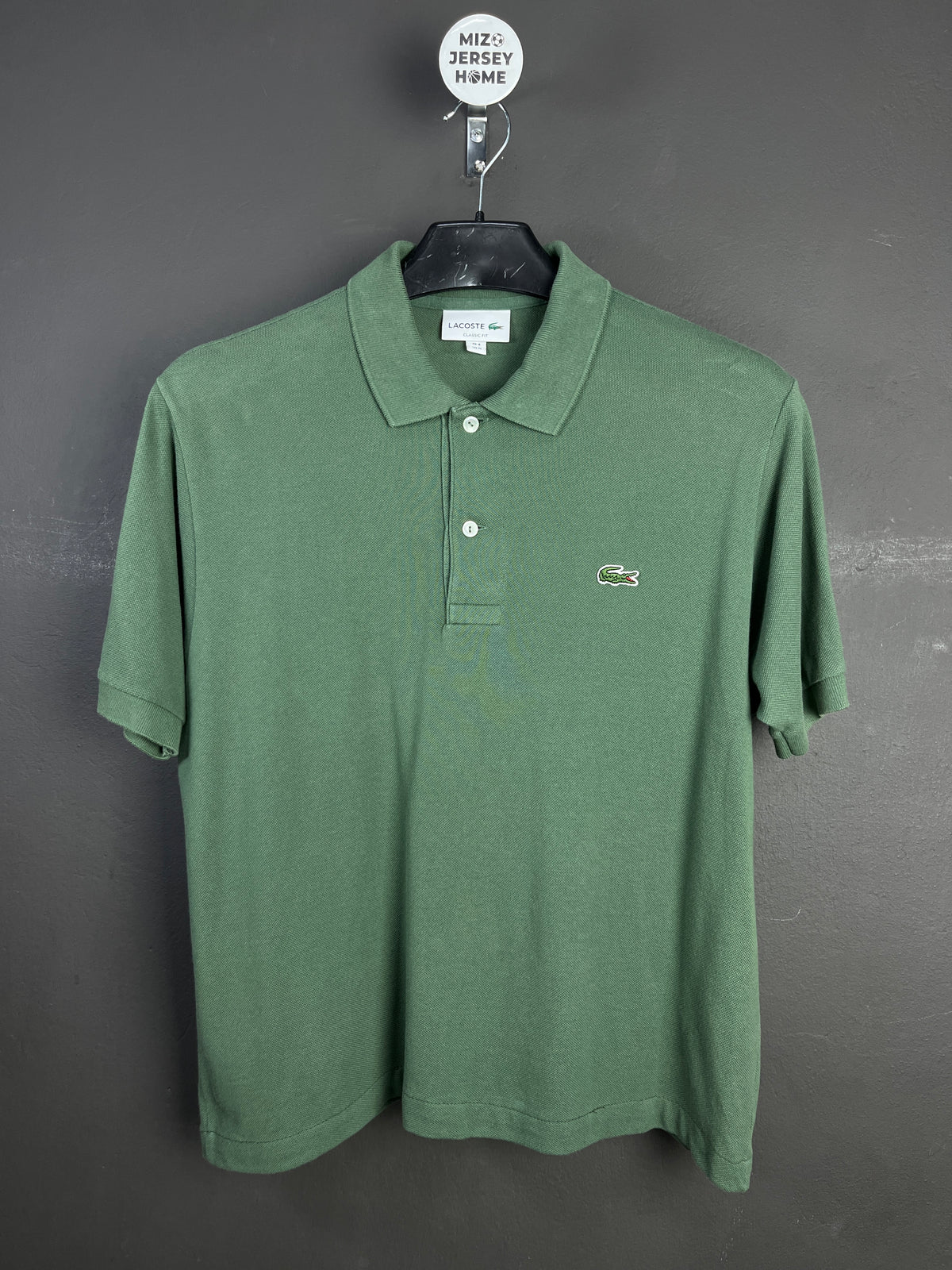 Lacoste Green Regular Polo Shirt (Size-M)