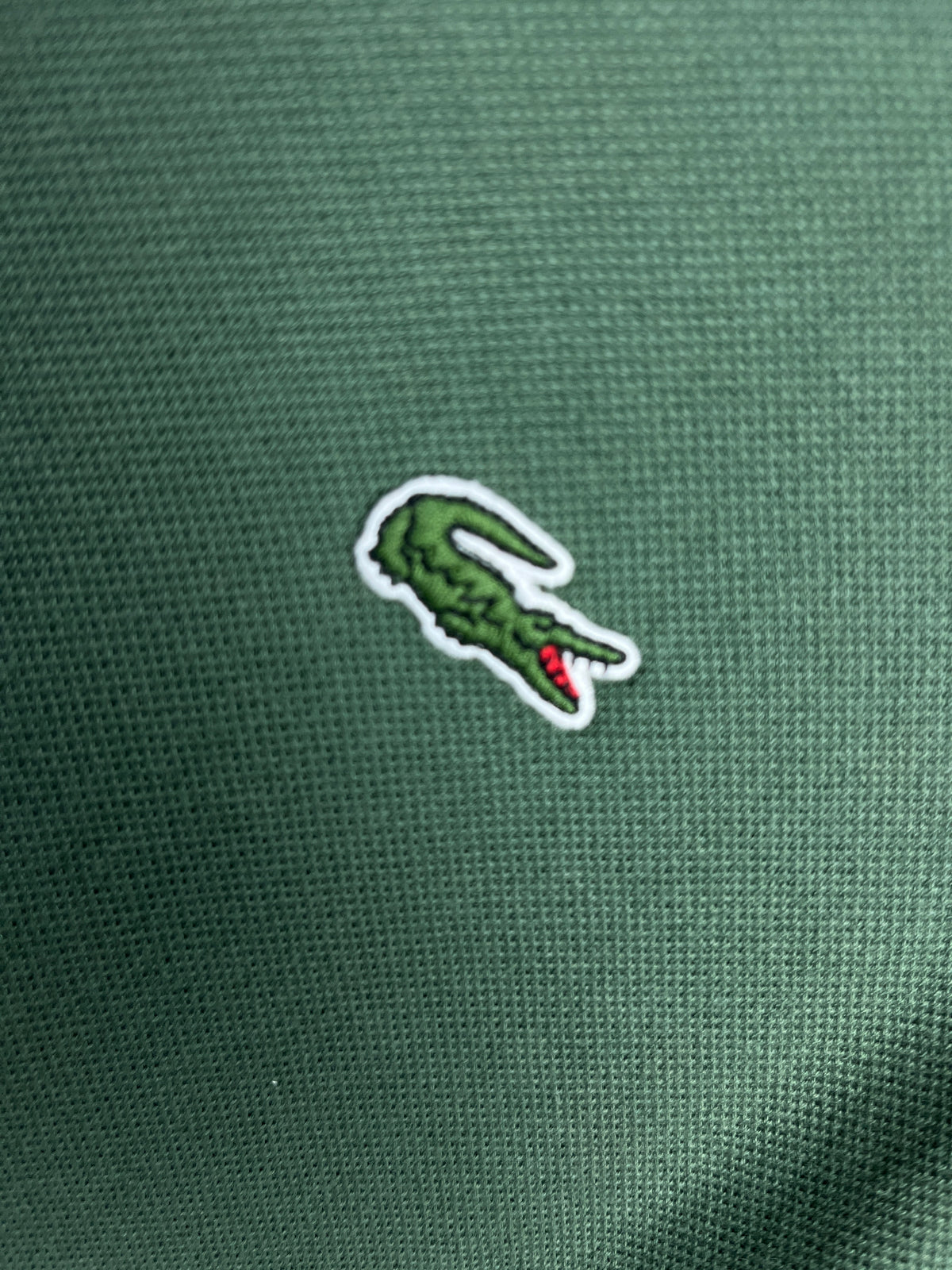 Lacoste Green Regular Polo Shirt (Size-M)