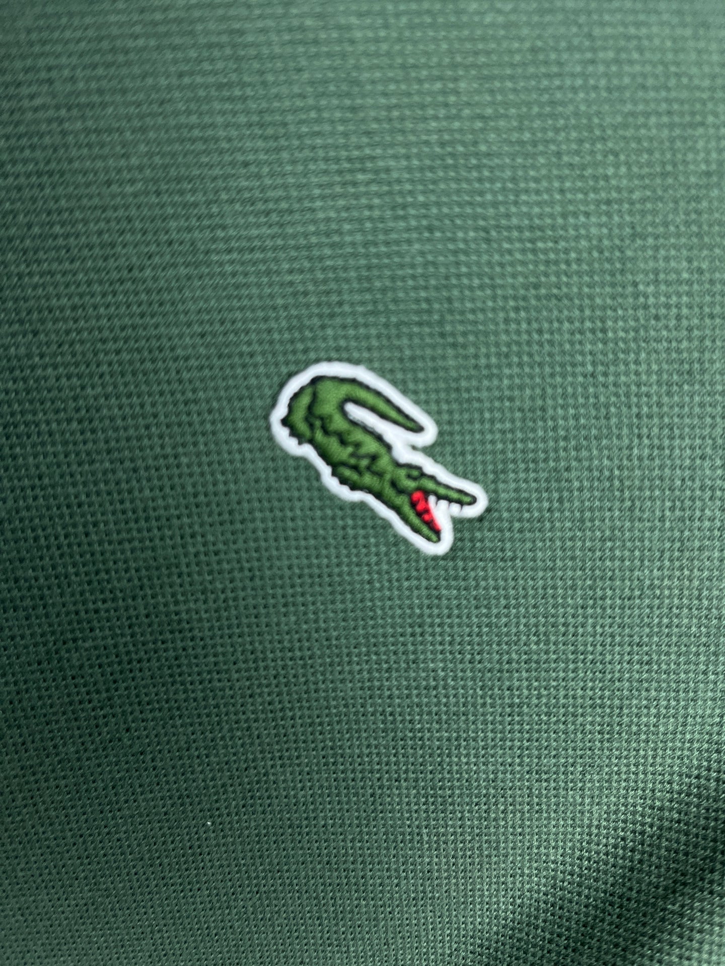 Lacoste Green Regular Polo Shirt (Size-M)