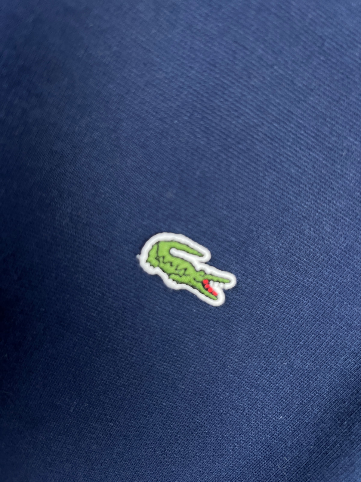 Lacoste Navy Regular Polo Shirt (Size-M)