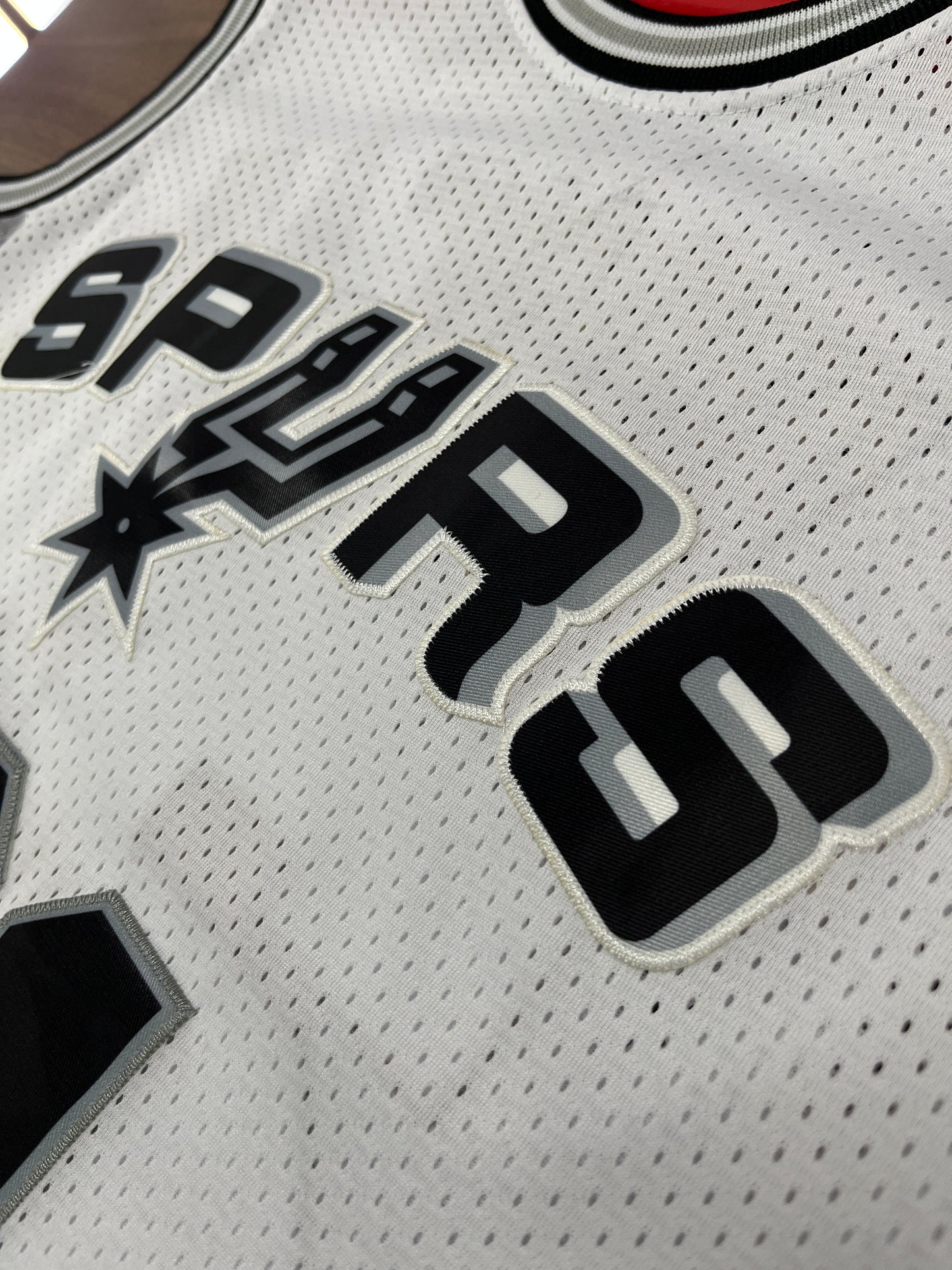 DUNCAN 21 White  San Antonio Spurs NBA Jersey