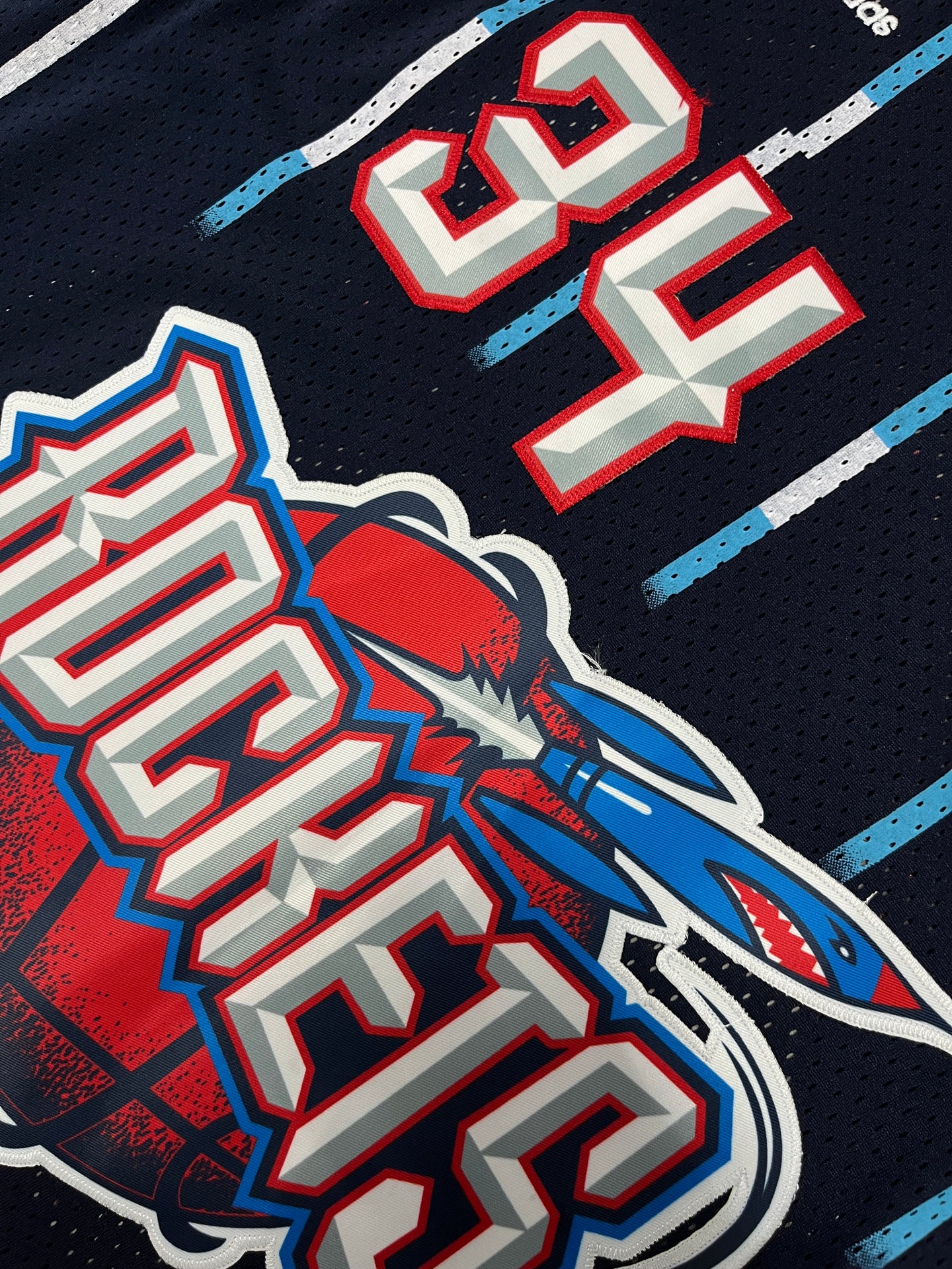 OLAJUWON 34 Dark Blue Houston Rockets NBA Jersey