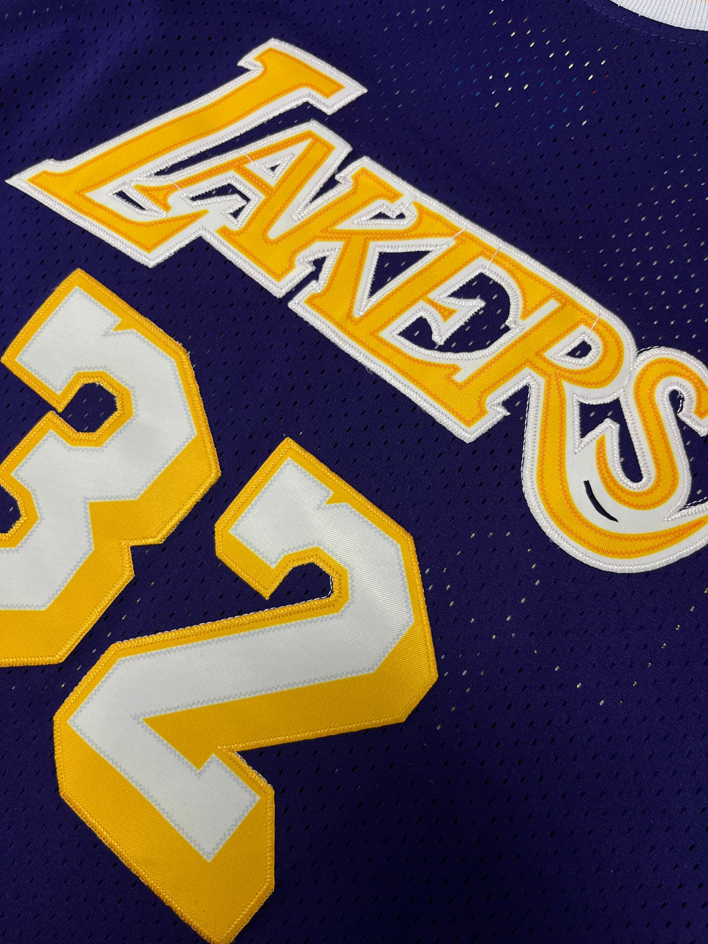 JOHNSON 32 Purple Los Angeles Lakers NBA Jersey