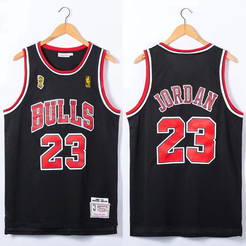 JORDAN 23 BLACK Chicago Bulls NBA Jersey