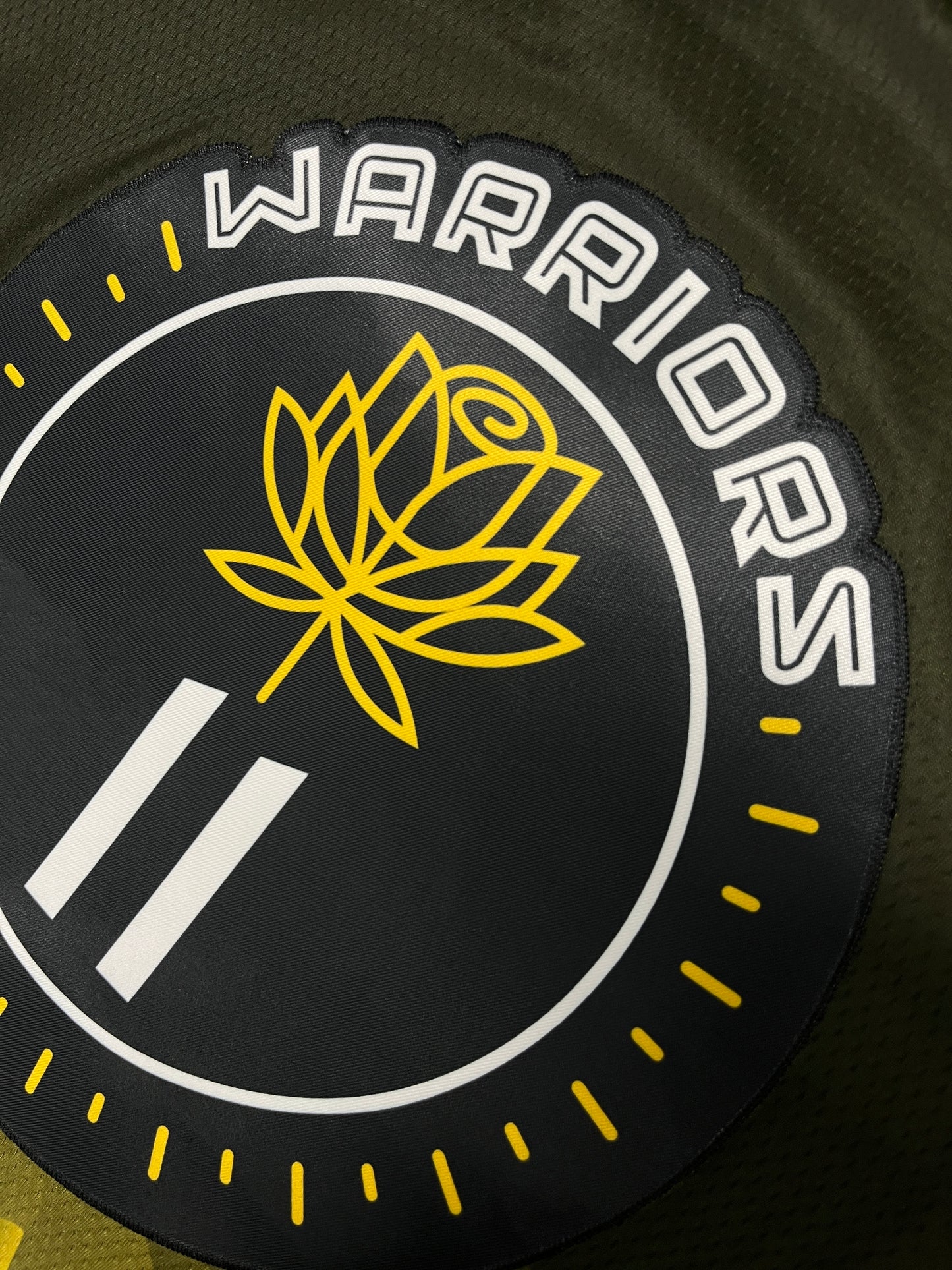 THOMPSON 11 Black & Yellow Golden State Warriors NBA Jersey
