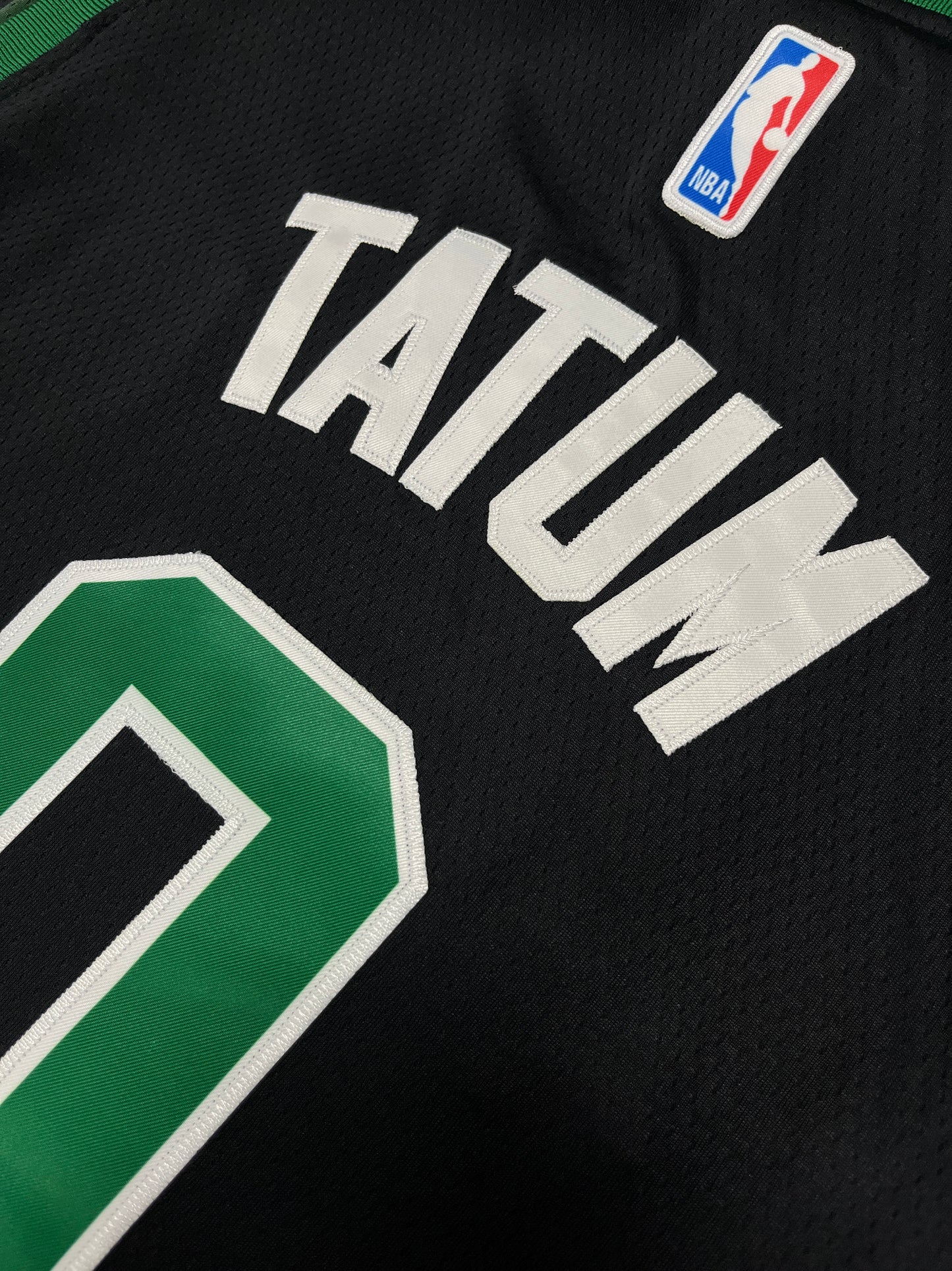 TATUM 0 Black Boston Celtics NBA jersey