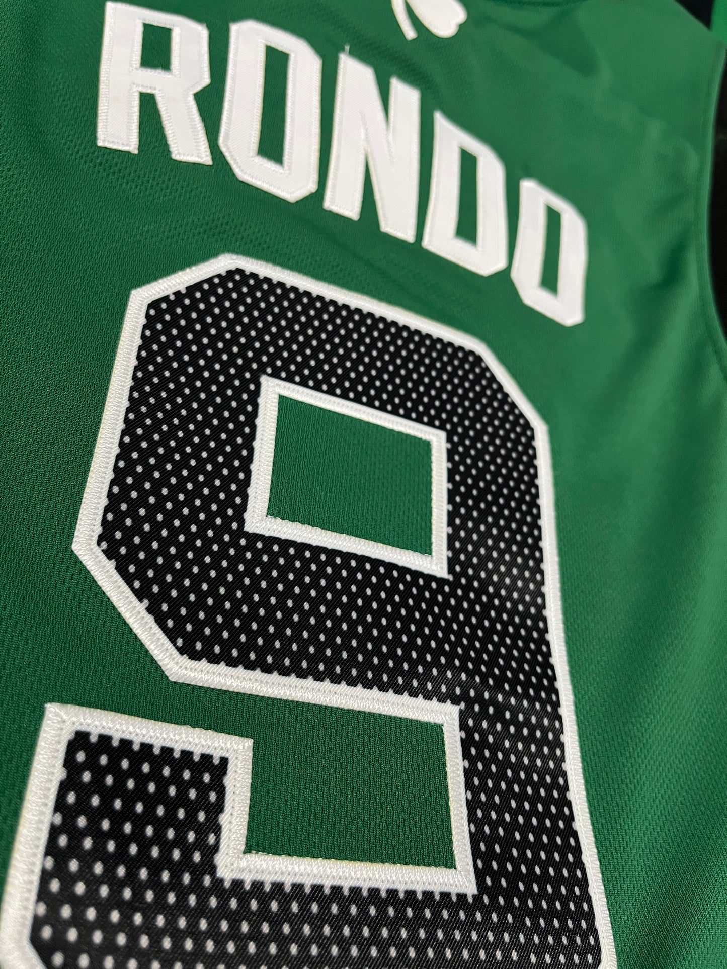 RONDO 9 Green Boston Celtics NBA Jersey