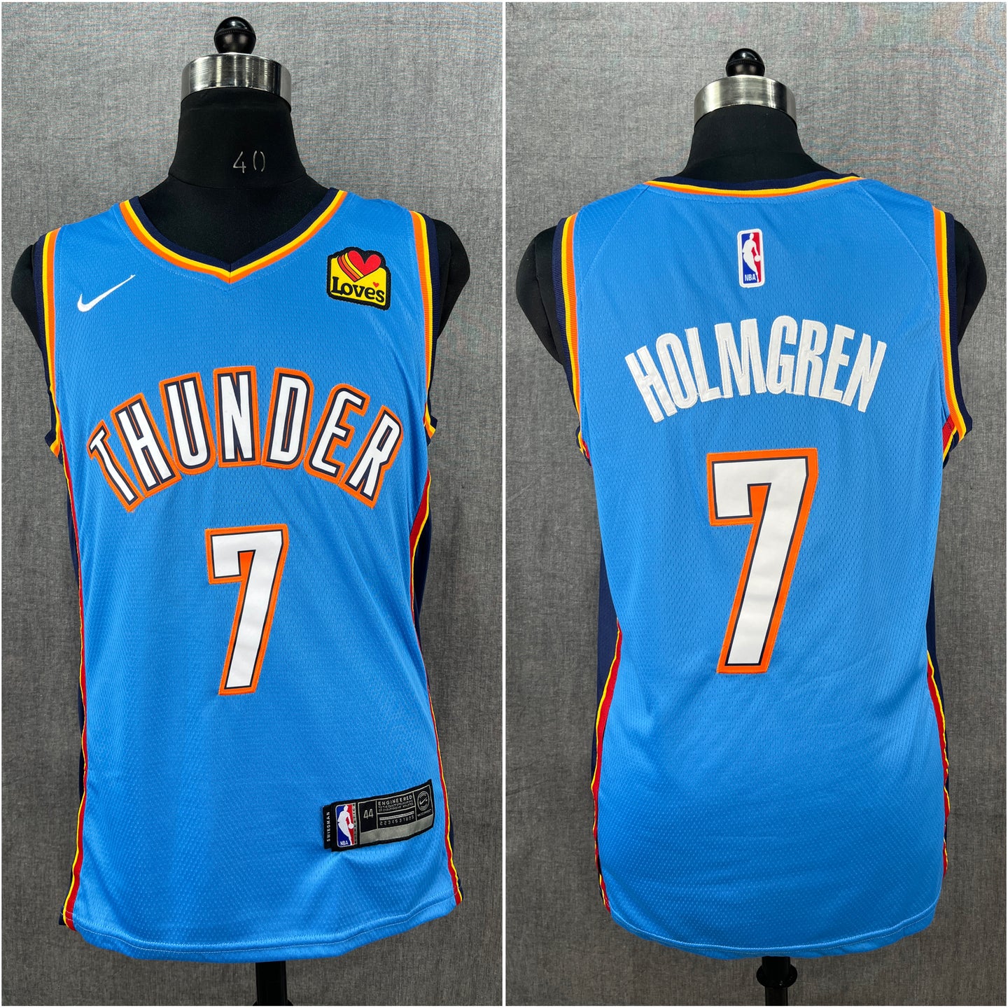 HOLMGREN 7 Thunders NBA Jersey
