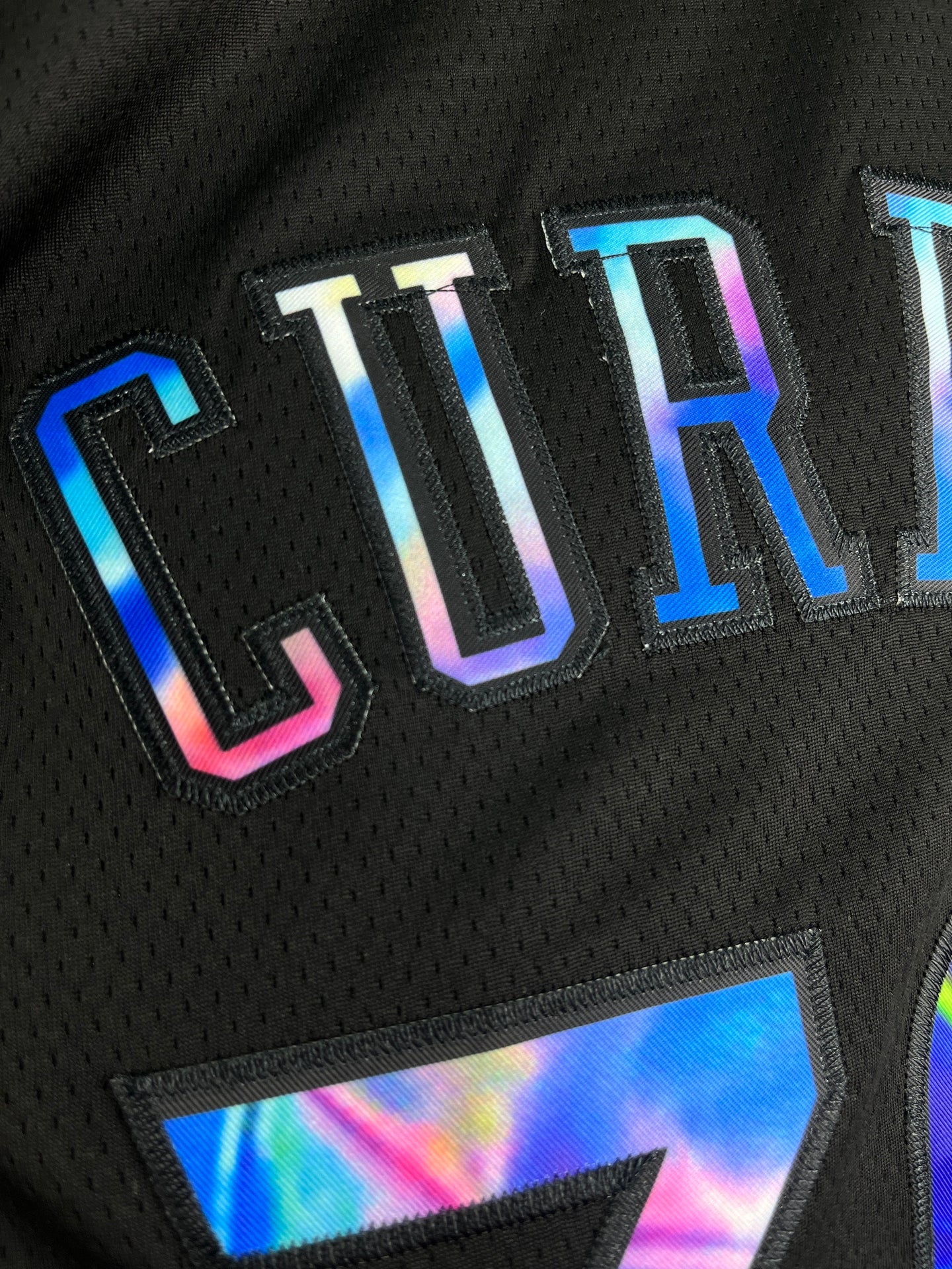 CURRY 30 Black & Purple Golden State Warriors NBA Jersey