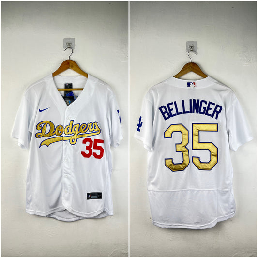 BELLINGER 35 White LA Dodgers MLB Jersey