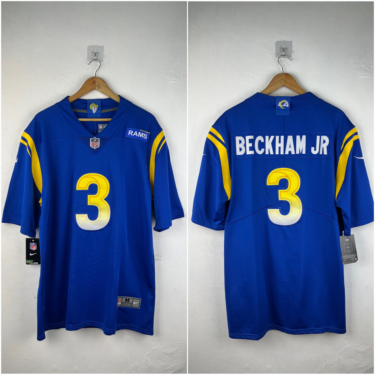 BECKHAM JR 13 Blue LA Rams NFL Jersey