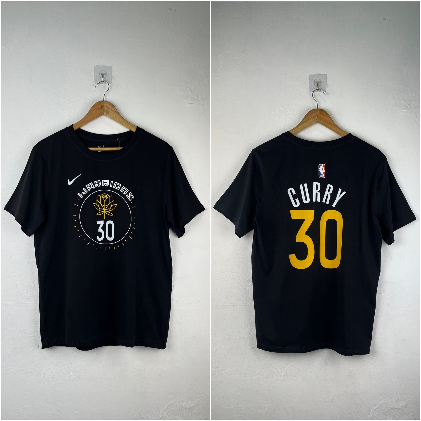 Curry 30 Golden State Warriors Black T-Shirt