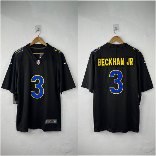 BECKHAM JR 13 Black LA Rams NFL Jersey