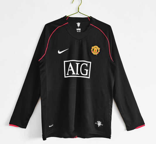MANCHESTER UNITED Long Sleeves Retro 2007-2008 Away Jersey