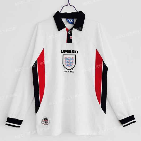 ENGLAND Long Sleeves Retro 1998 Home Jersey