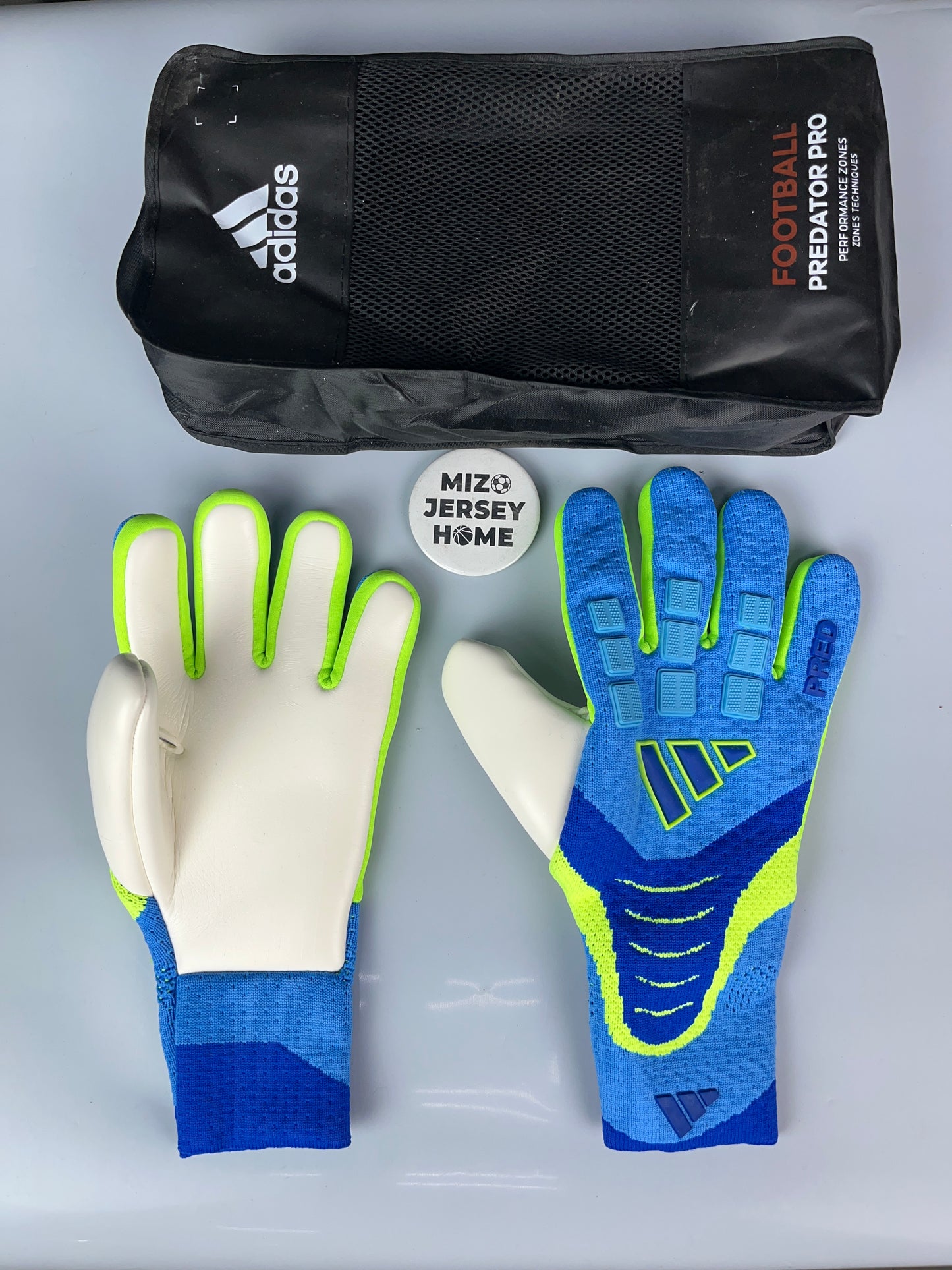 Adidas Predator Pro Ray Blue Goalkeeper Gloves