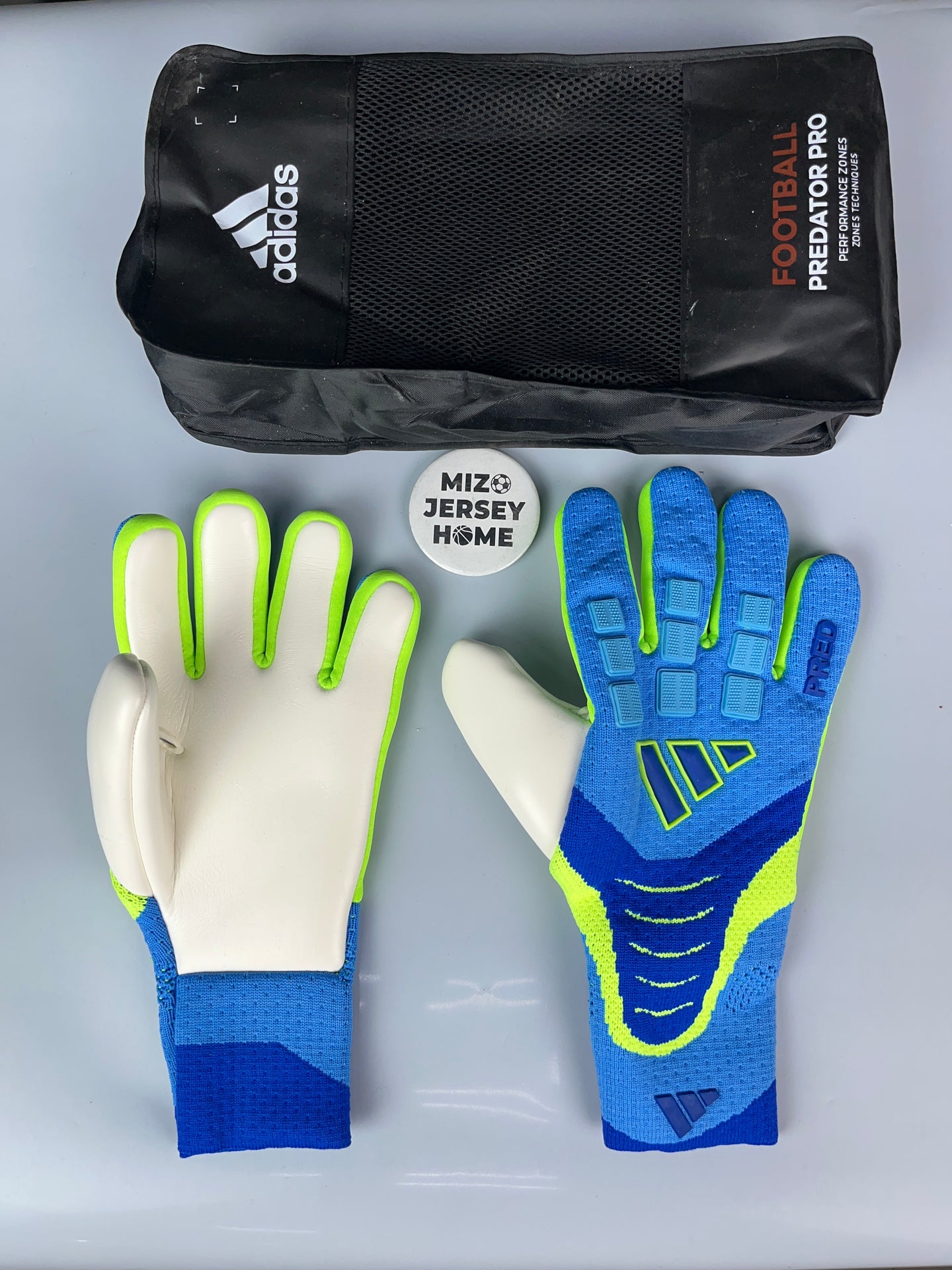 Adidas Predator Pro Ray Blue Goalkeeper Gloves