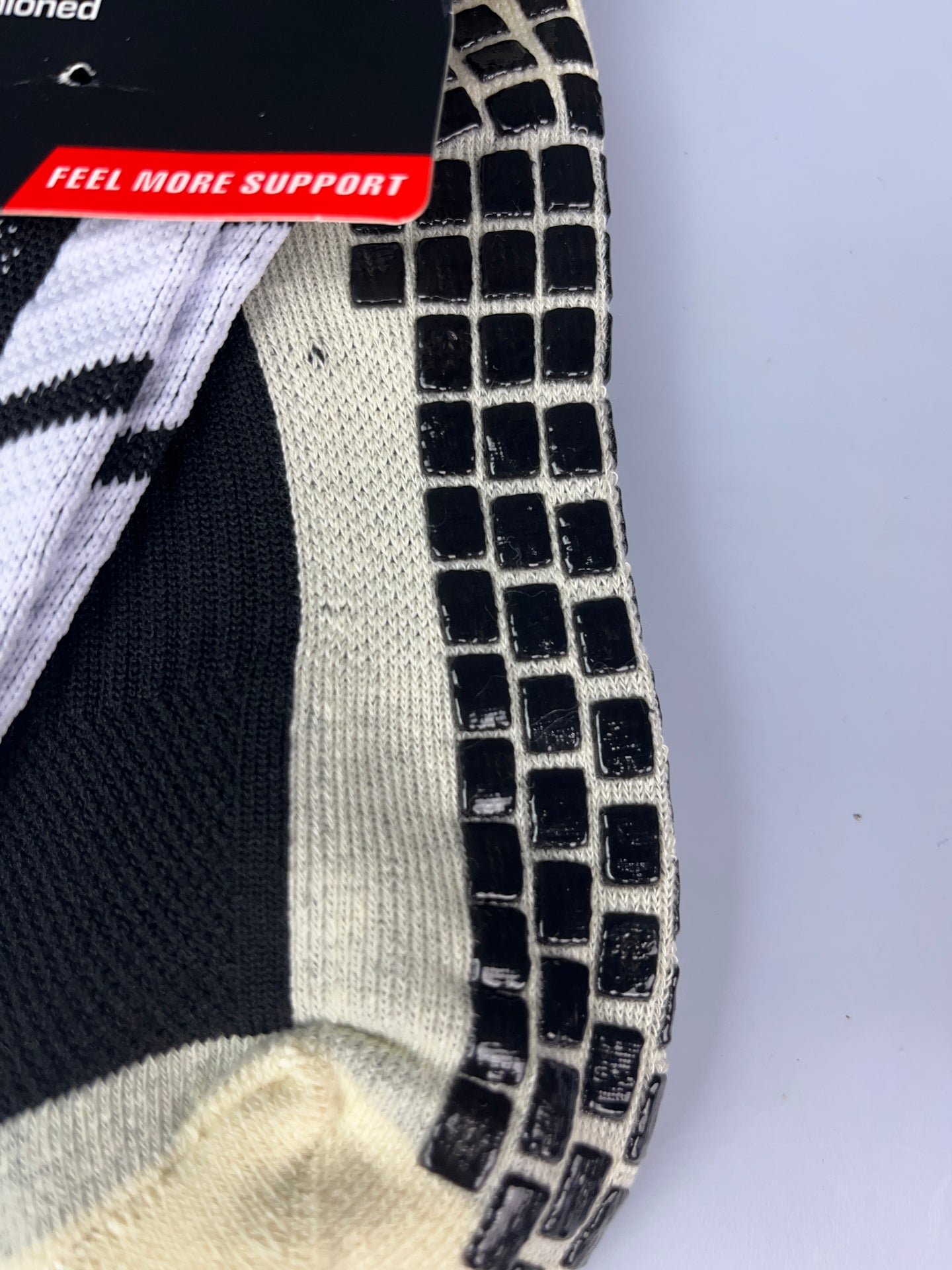 Nike Black Stripes Grip Socks Crew