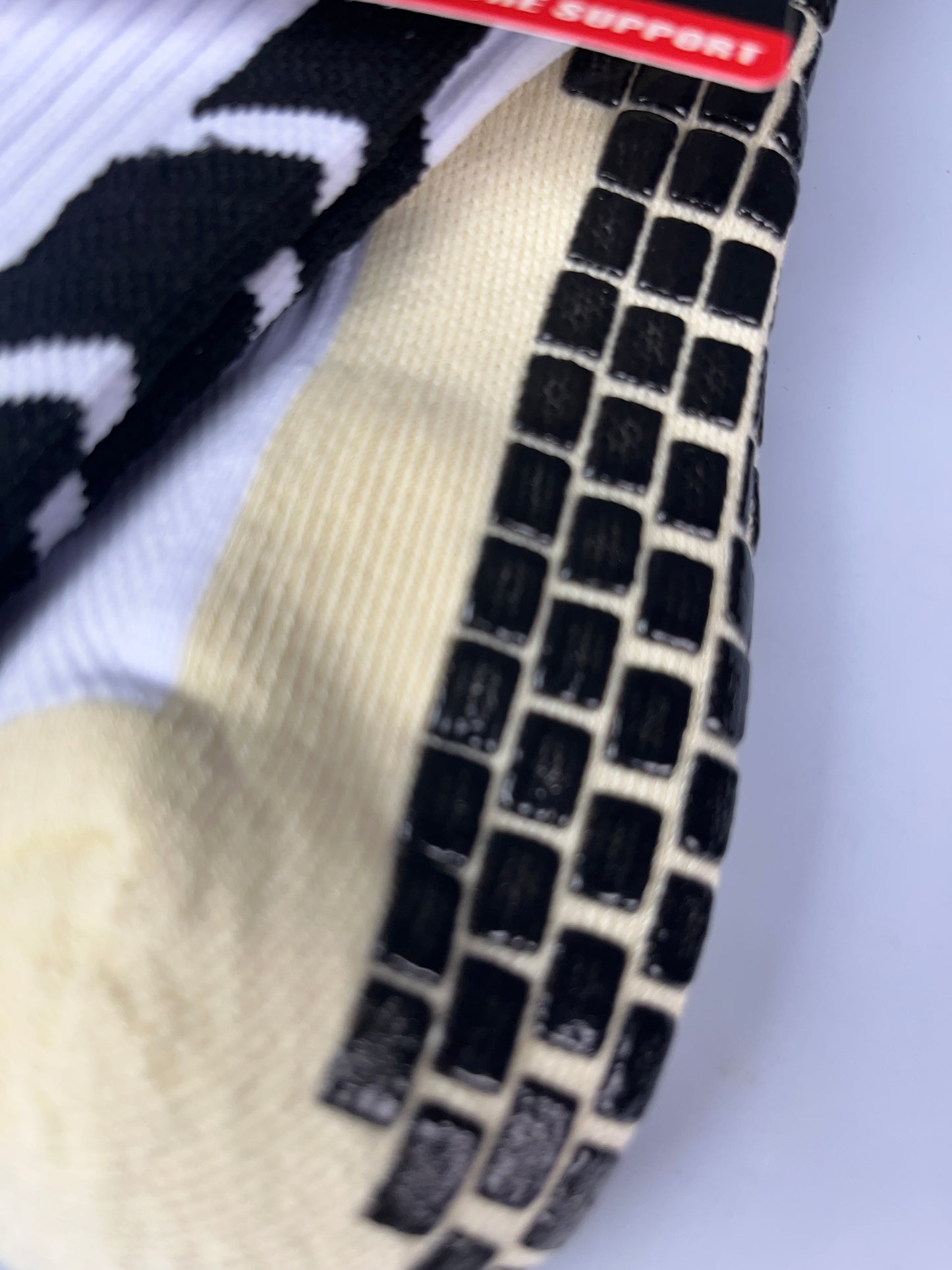 NIKE White Grip Crew Socks