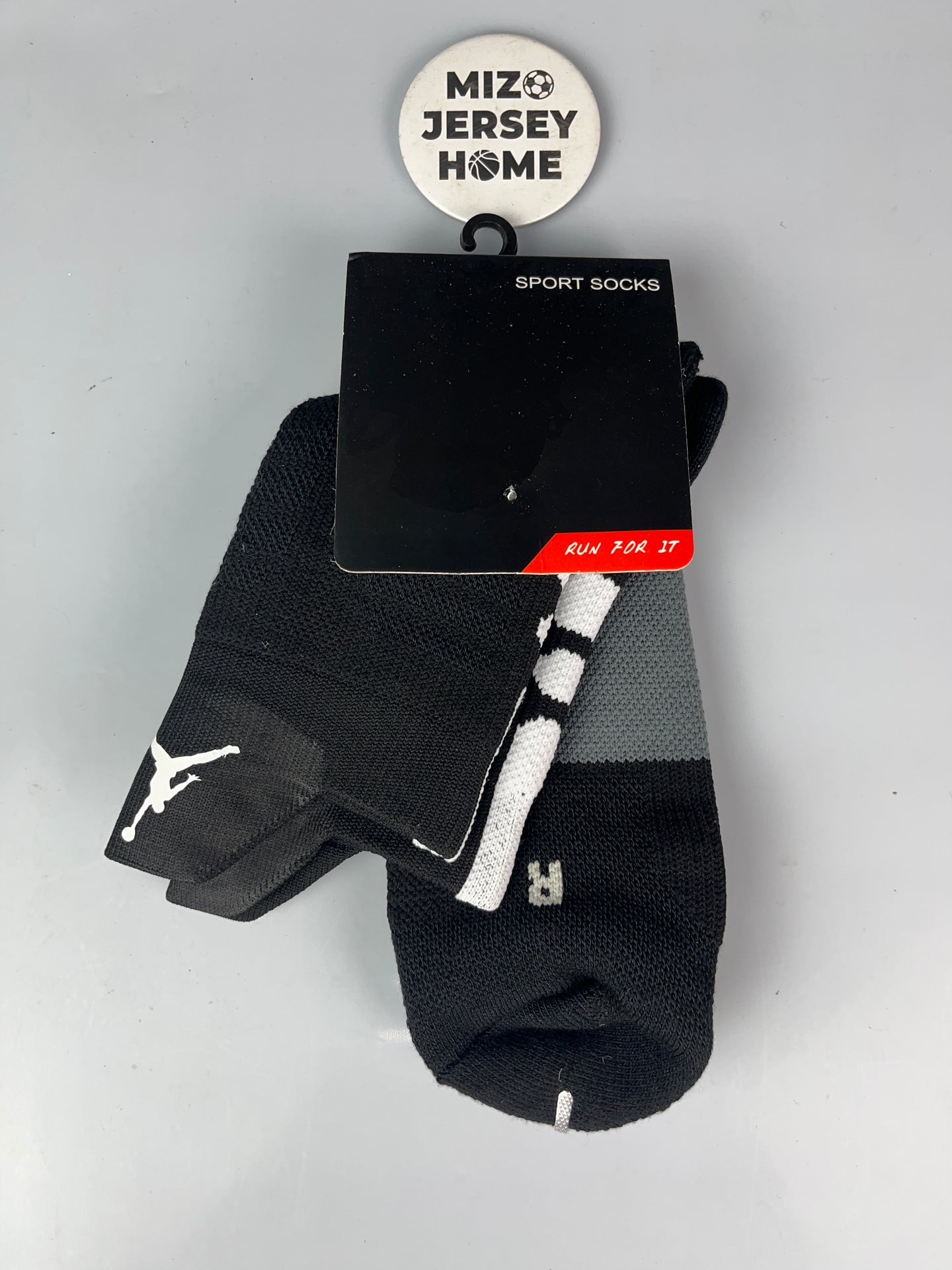 Jordan Black Ankle Socks