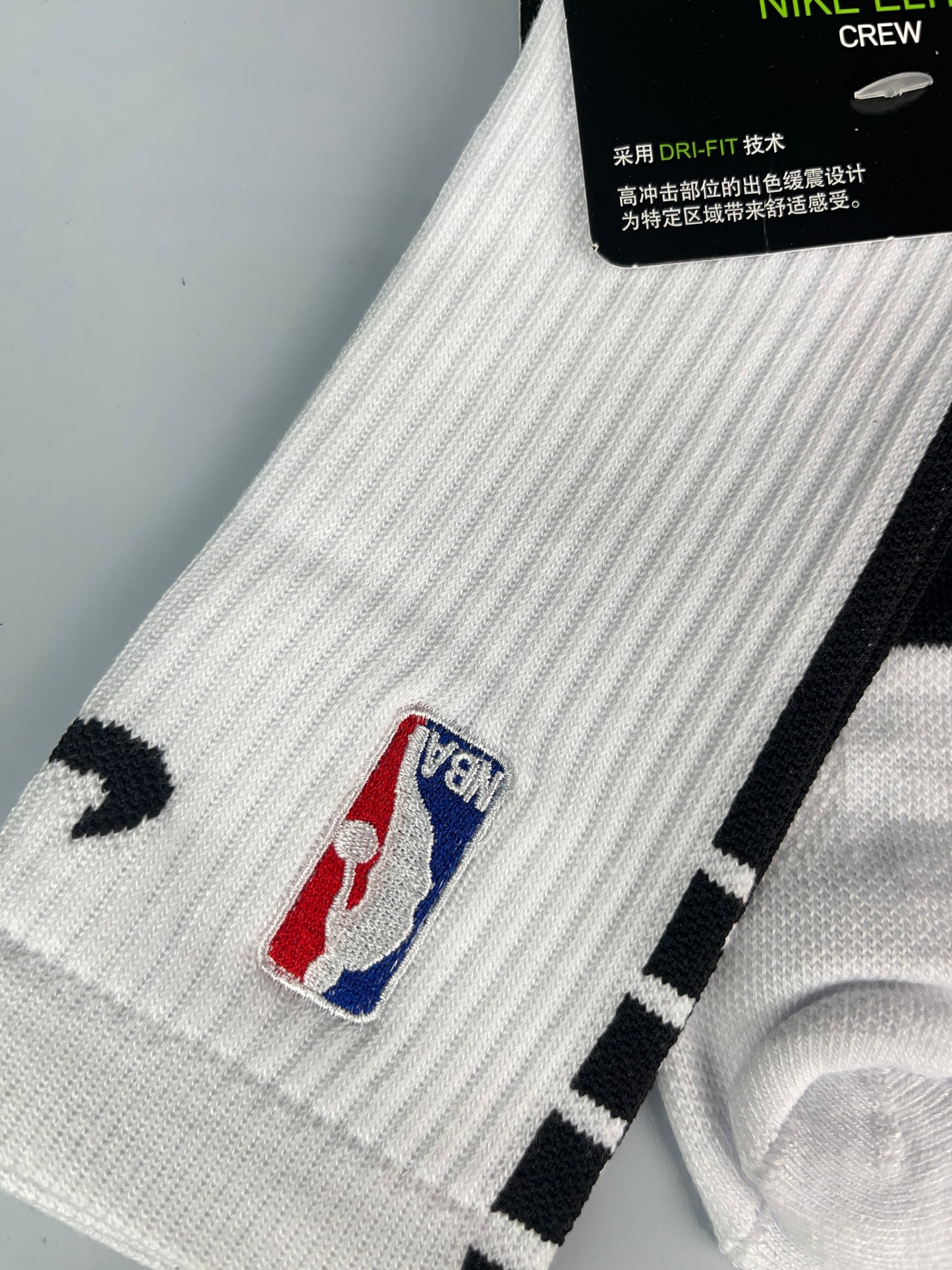 NIKE NBA White Crew Basketball Socks