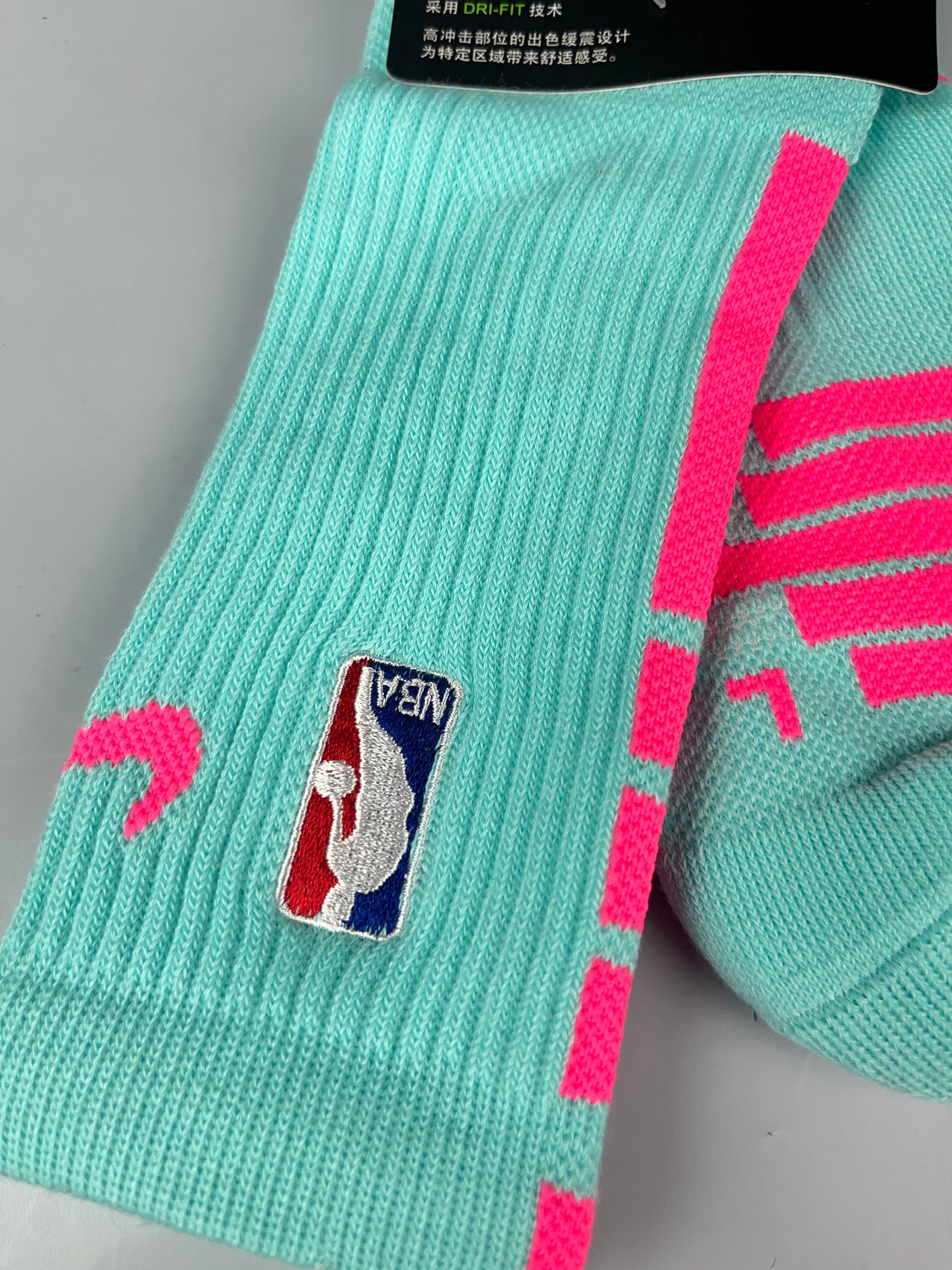 NIKE NBA Cyan Crew Basketball Socks