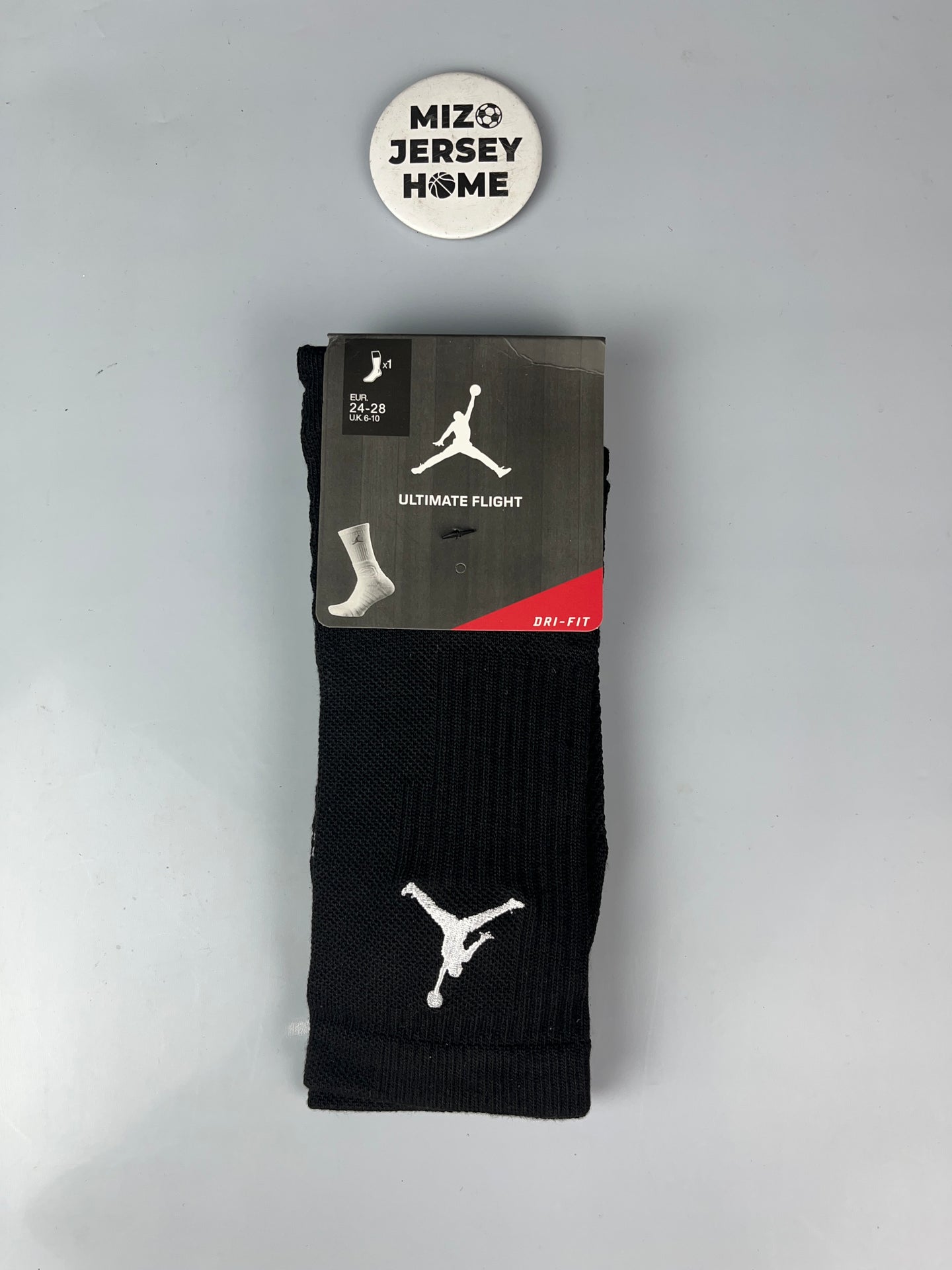 Jordan Black Crew Socks