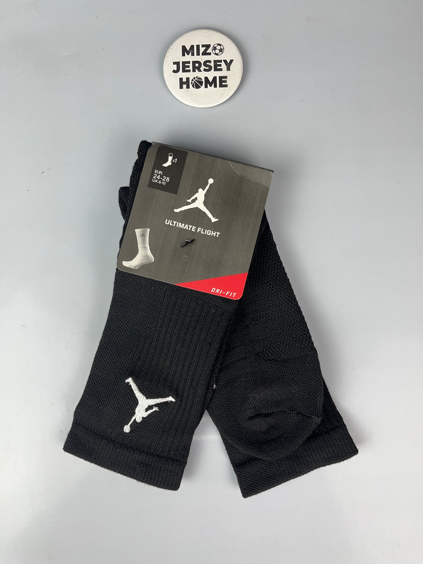 Jordan Black Crew Socks