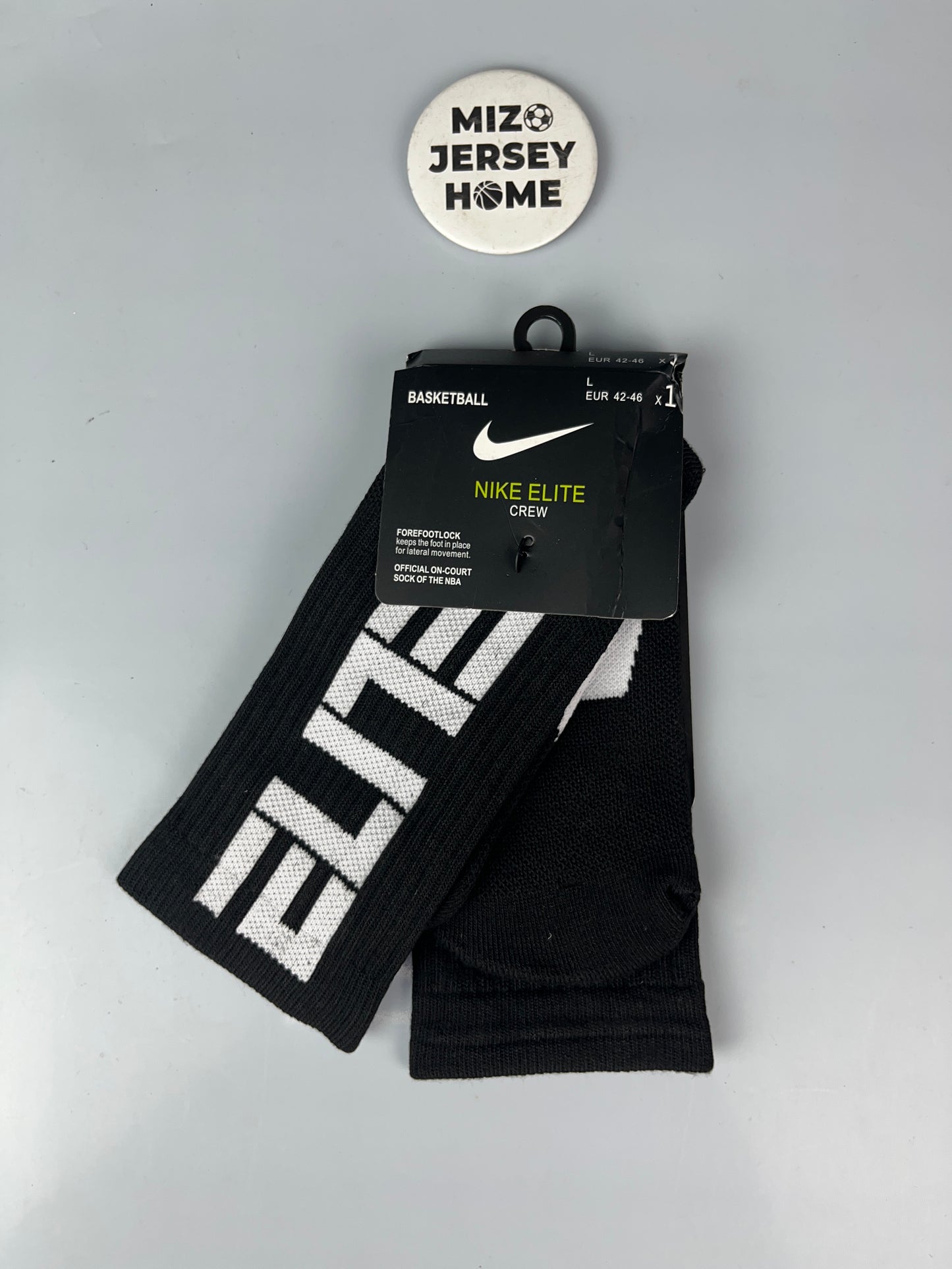Nike Elite Black Crew Socks