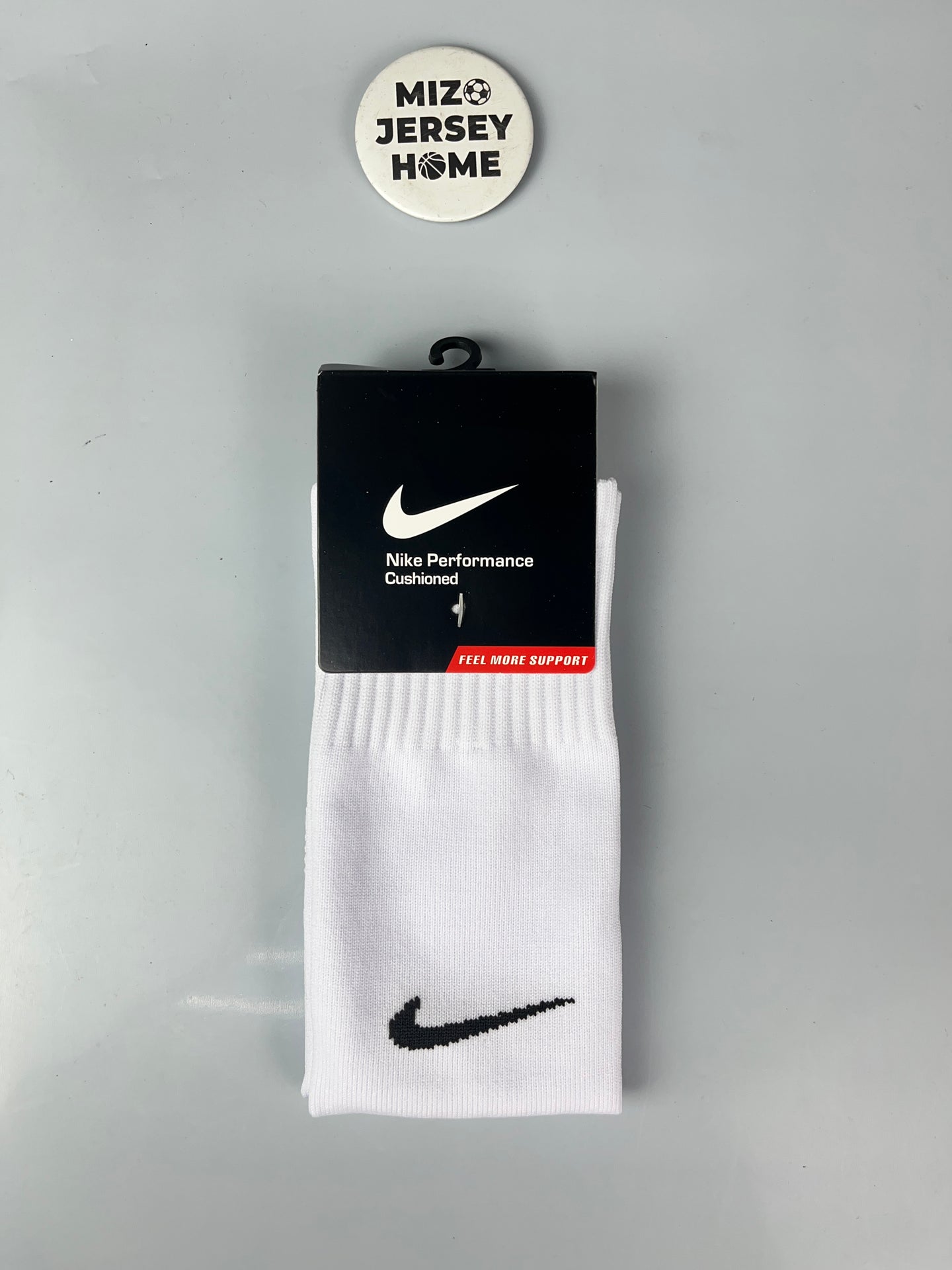 Nike White Pre-Cut Football Socks