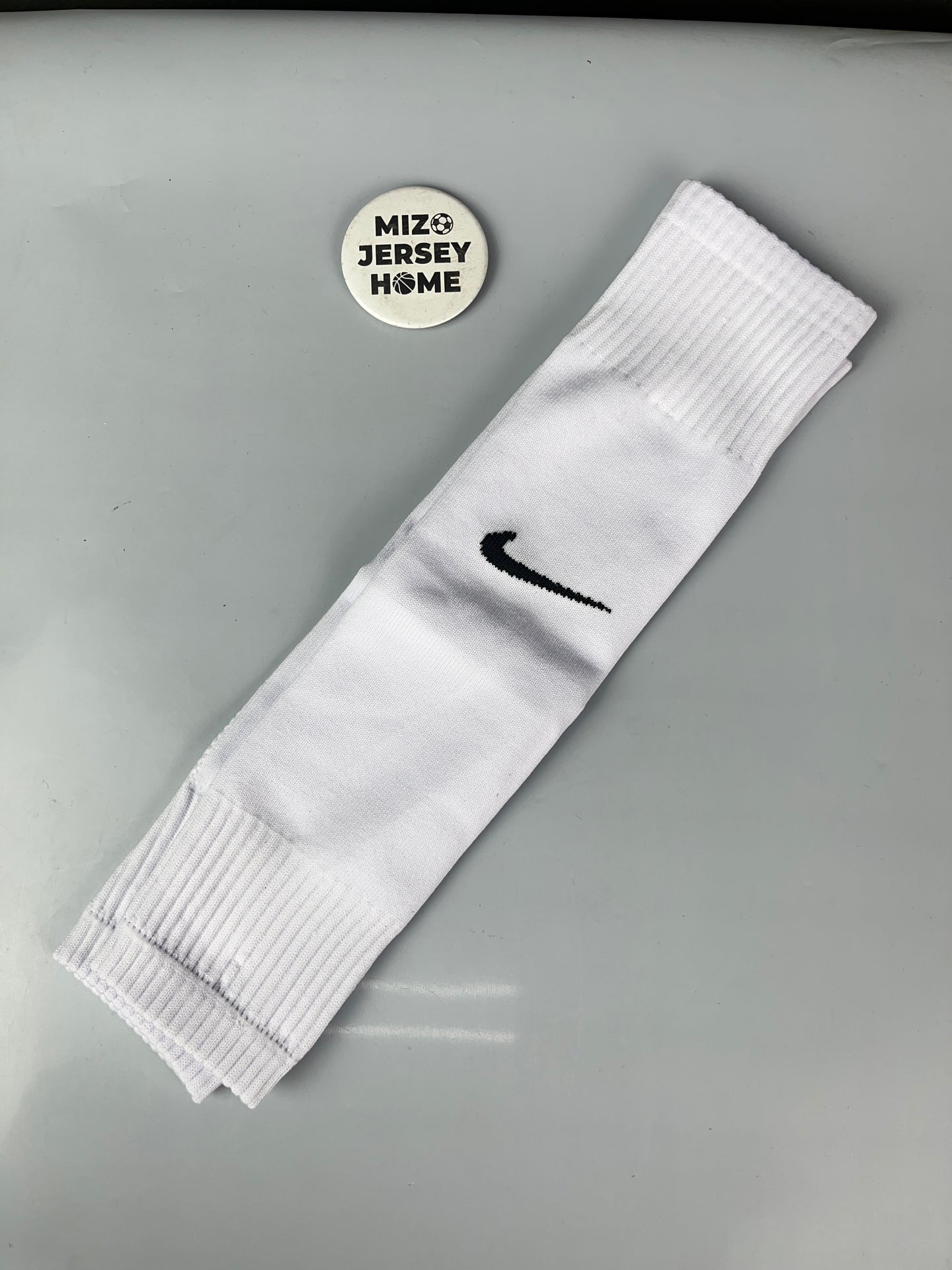 Nike White Pre-Cut Football Socks