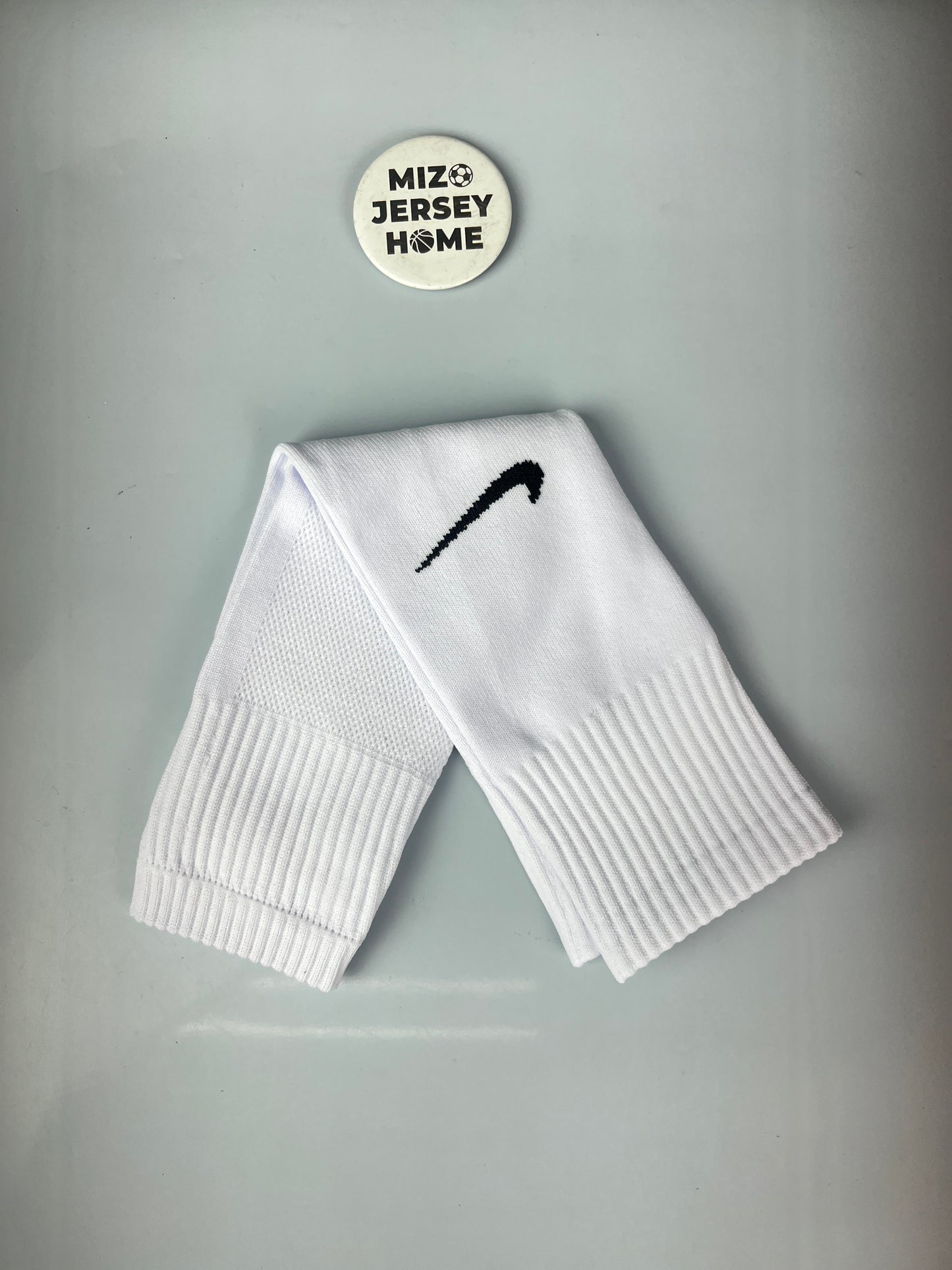 Nike White Pre-Cut Football Socks