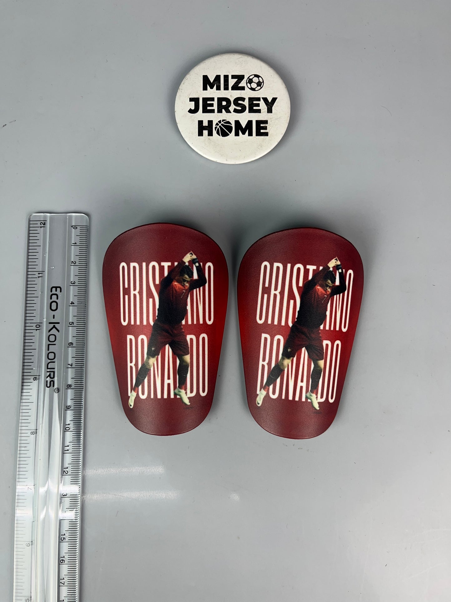 CR7 Shin Guard Red