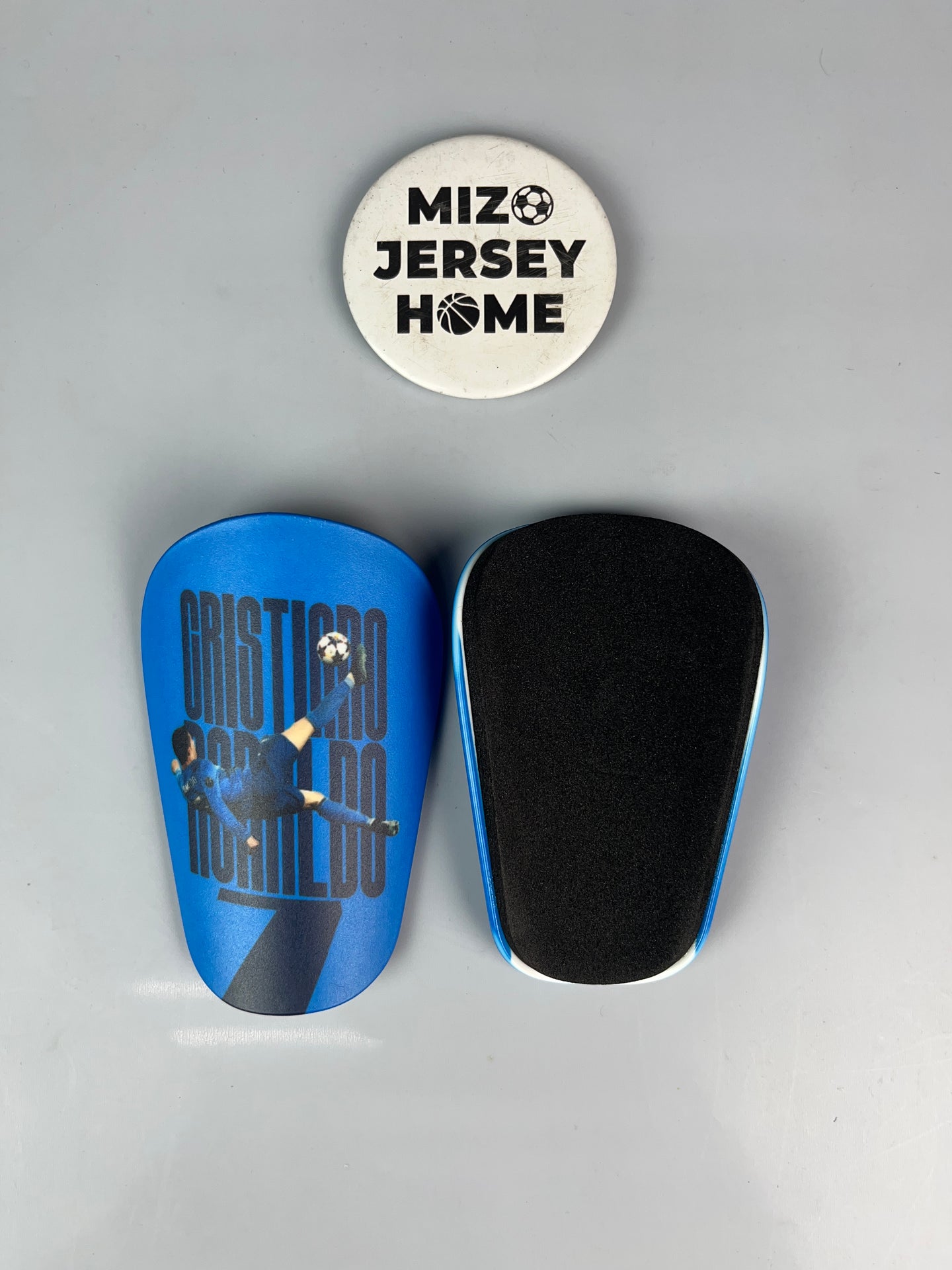 CR7 Shin Guard Blue